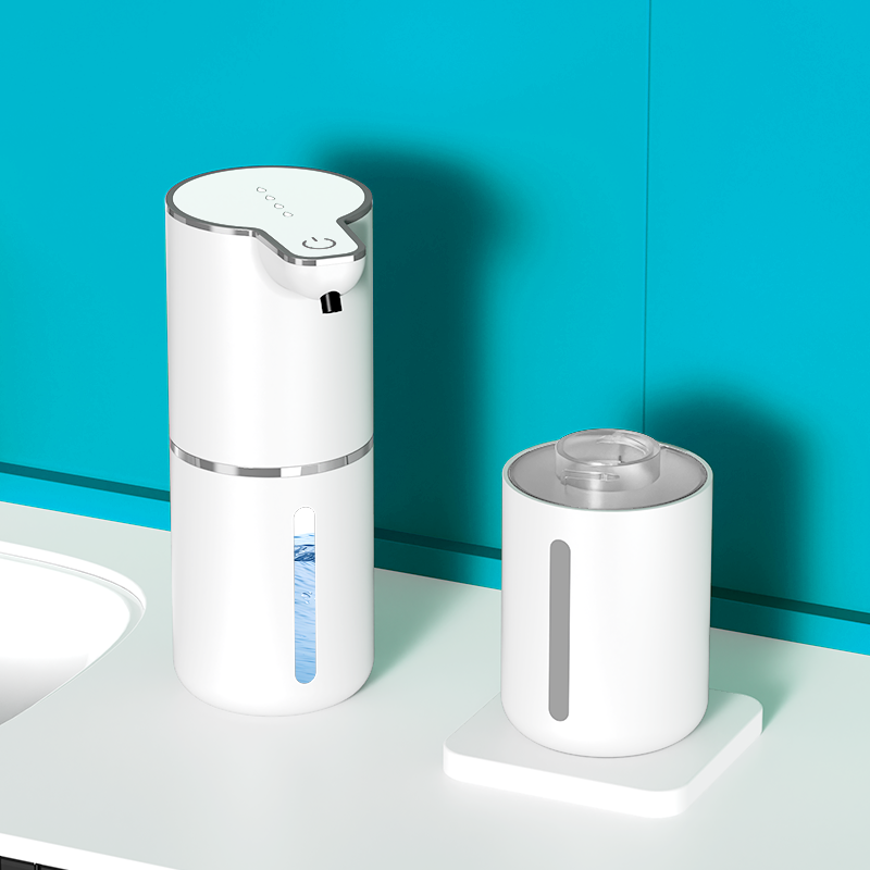 Dispensador Automático De Jabón Eléctrico Sensor Recargable Blanco-6