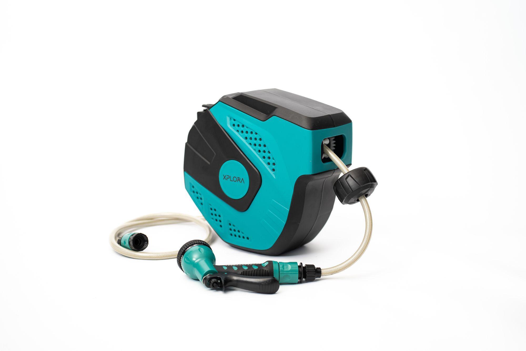 Manguera Carrete Retráctil Xplora Soporte Extensible 10m-5