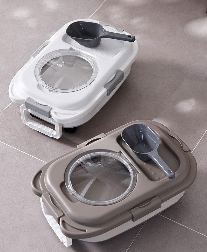 Contenedor Alimento Mascotas Plegable 12kg Perros Gatos-2