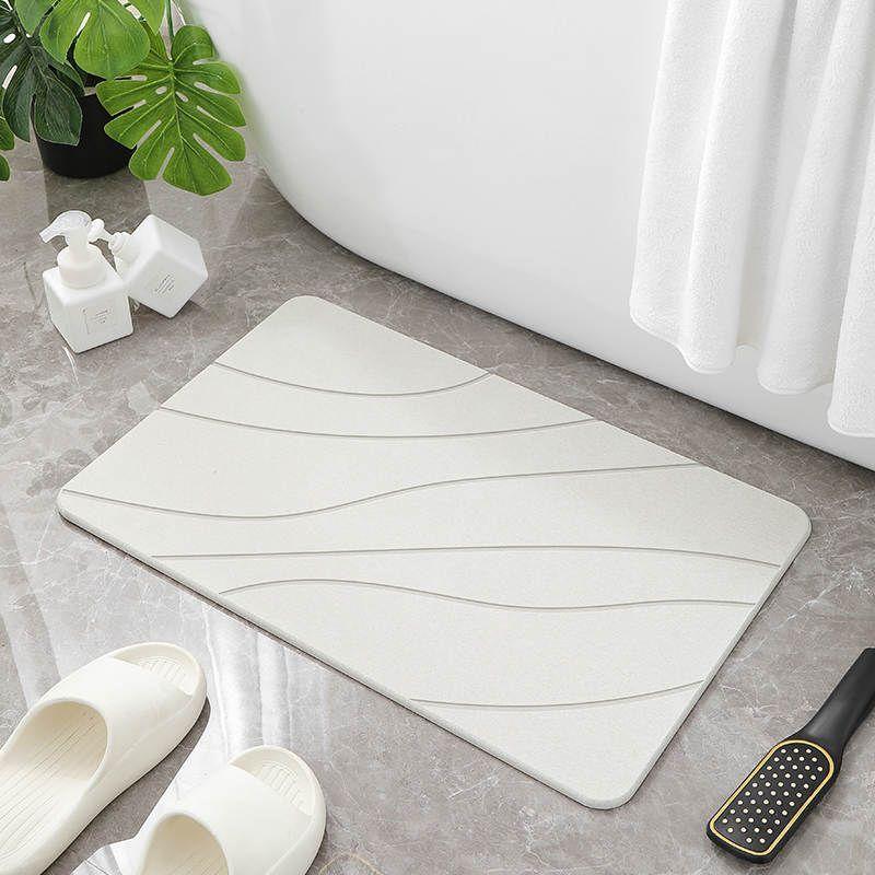 Piso Baño Absorbente Alfombra Ducha Secado Rápido-6