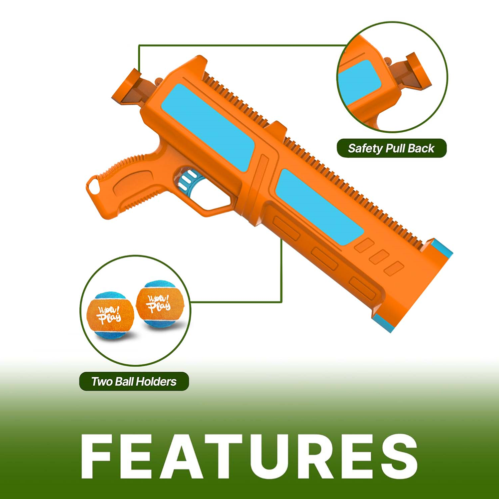 Pistola Lanzadora Pelotas Juguete Mascotas All For Paws-5