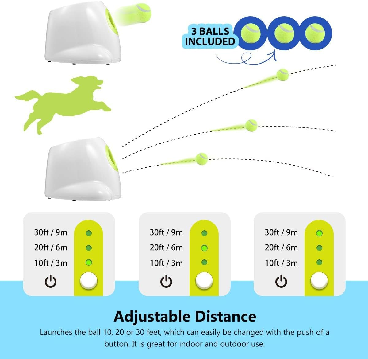 Lanzador Automático De Pelotas Perros Juguete All For Paws-2