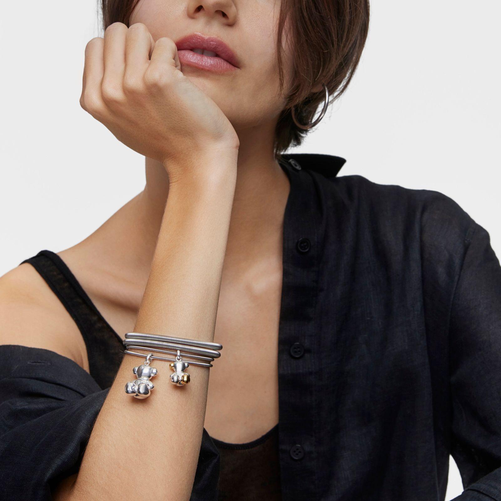 Pulsera de acero 17 cm Mesh Tube-4