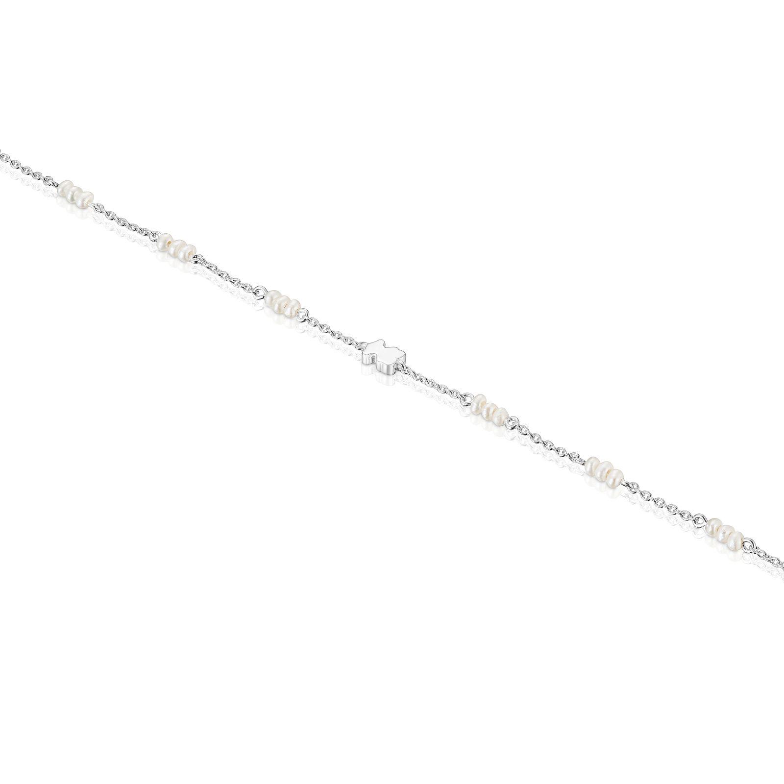 Pulsera cadena de plata, perlas cultivadas Sweet Dolls-2