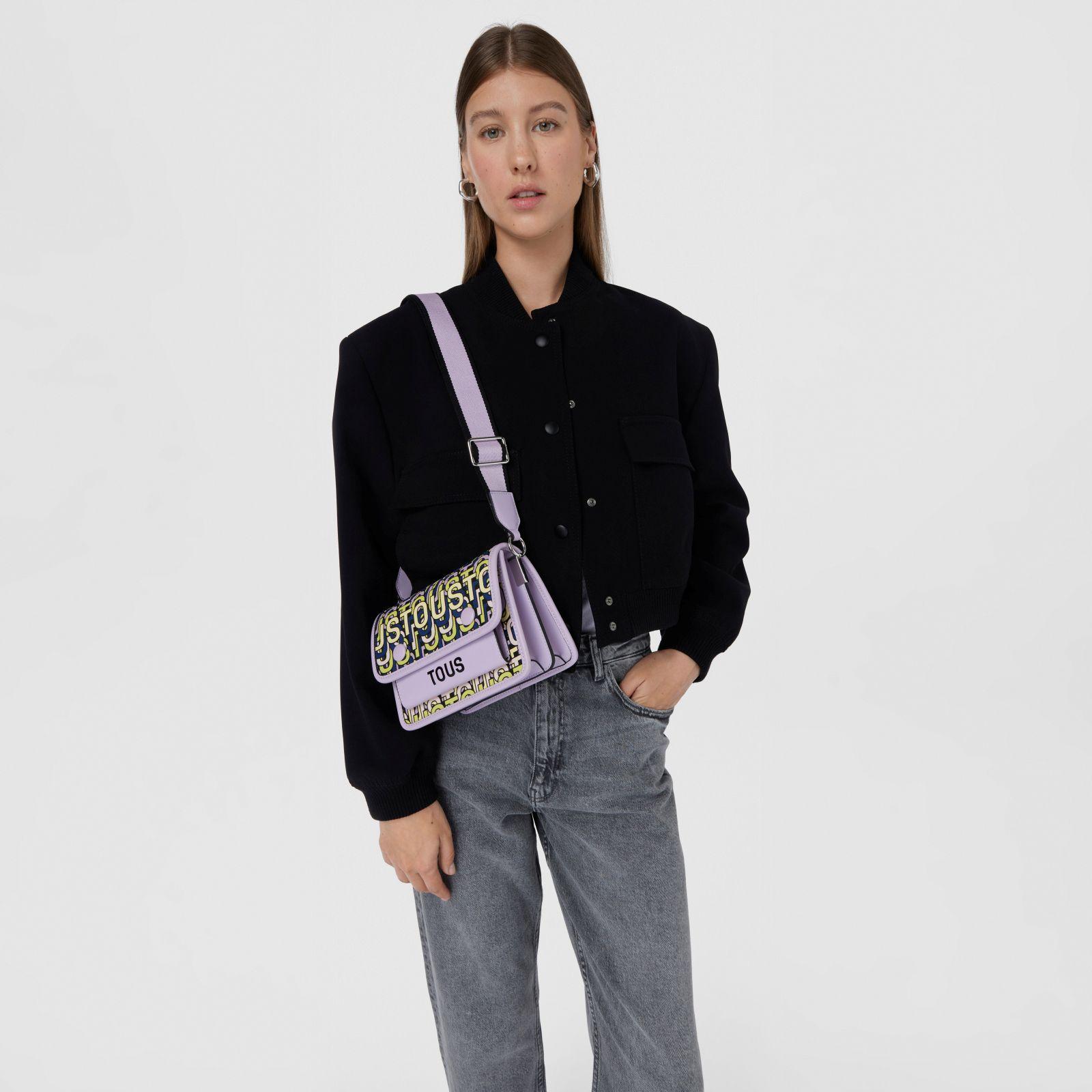 Bandolera pequeña Audree malva TOUS Vera-3