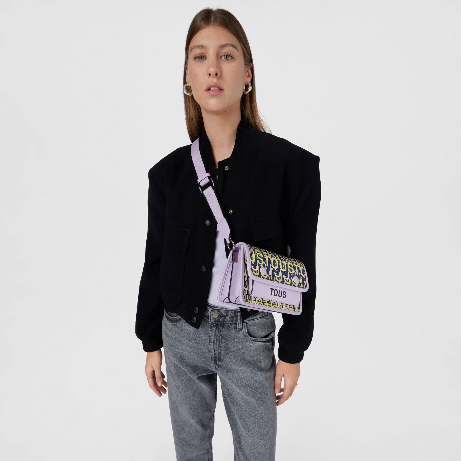 Bandolera pequeña Audree malva TOUS Vera-6