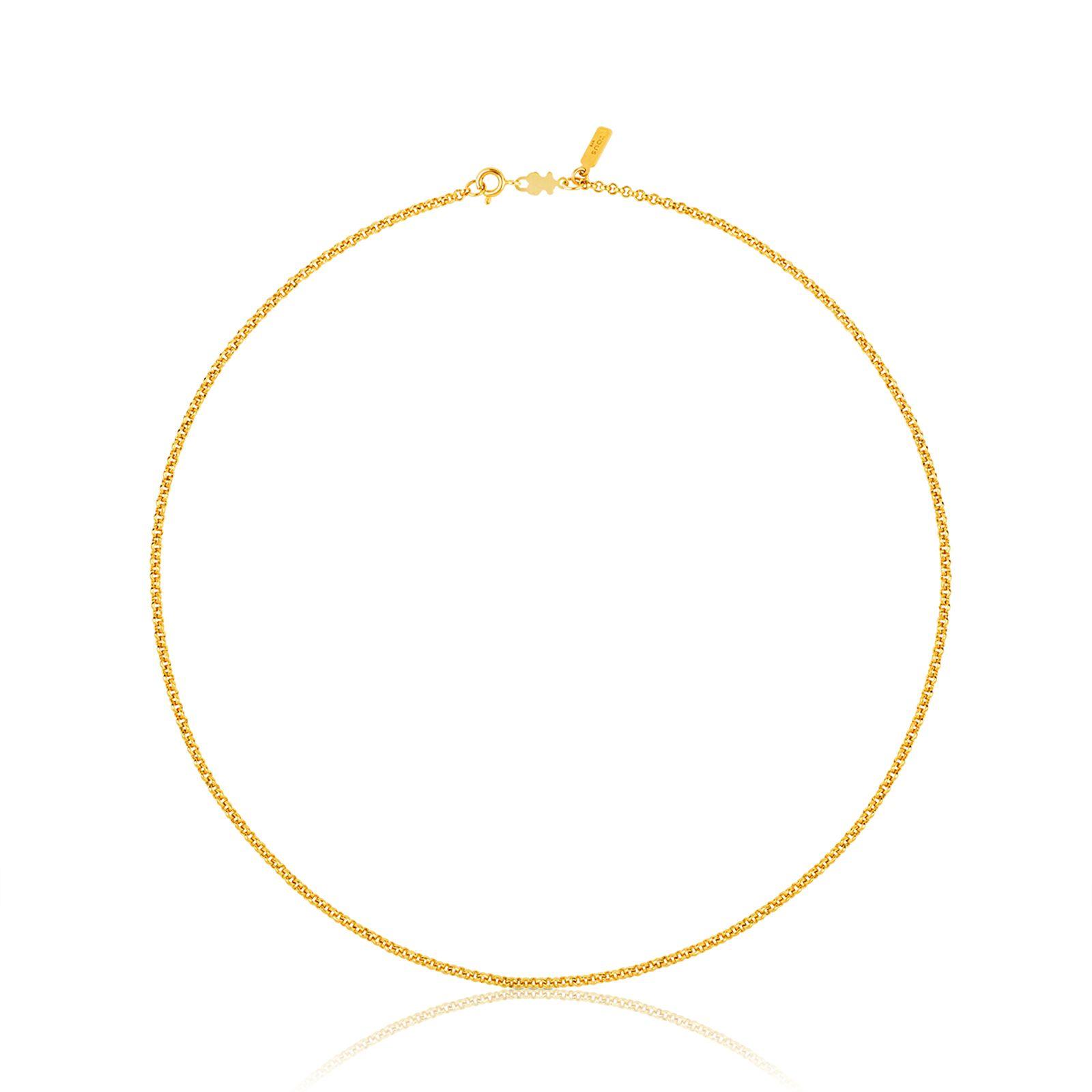 Gargantilla Tous  Chain de Plata Vermeil 50 cm-0