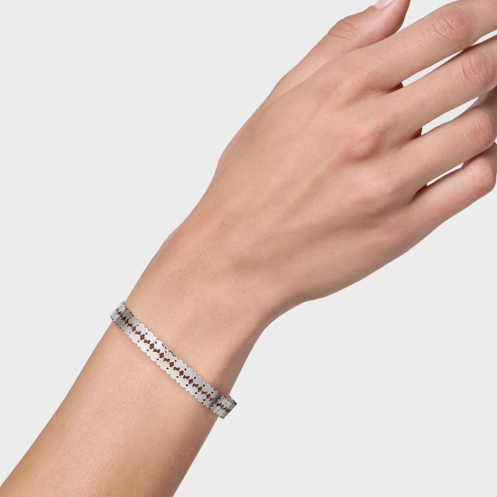 Pulsera esclava pequeña de plata TOUS Sweet 40s-5