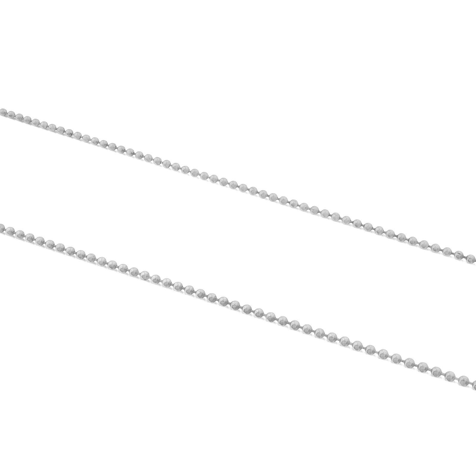 Gargantilla de plata con bolas, 58 cm Chain-2