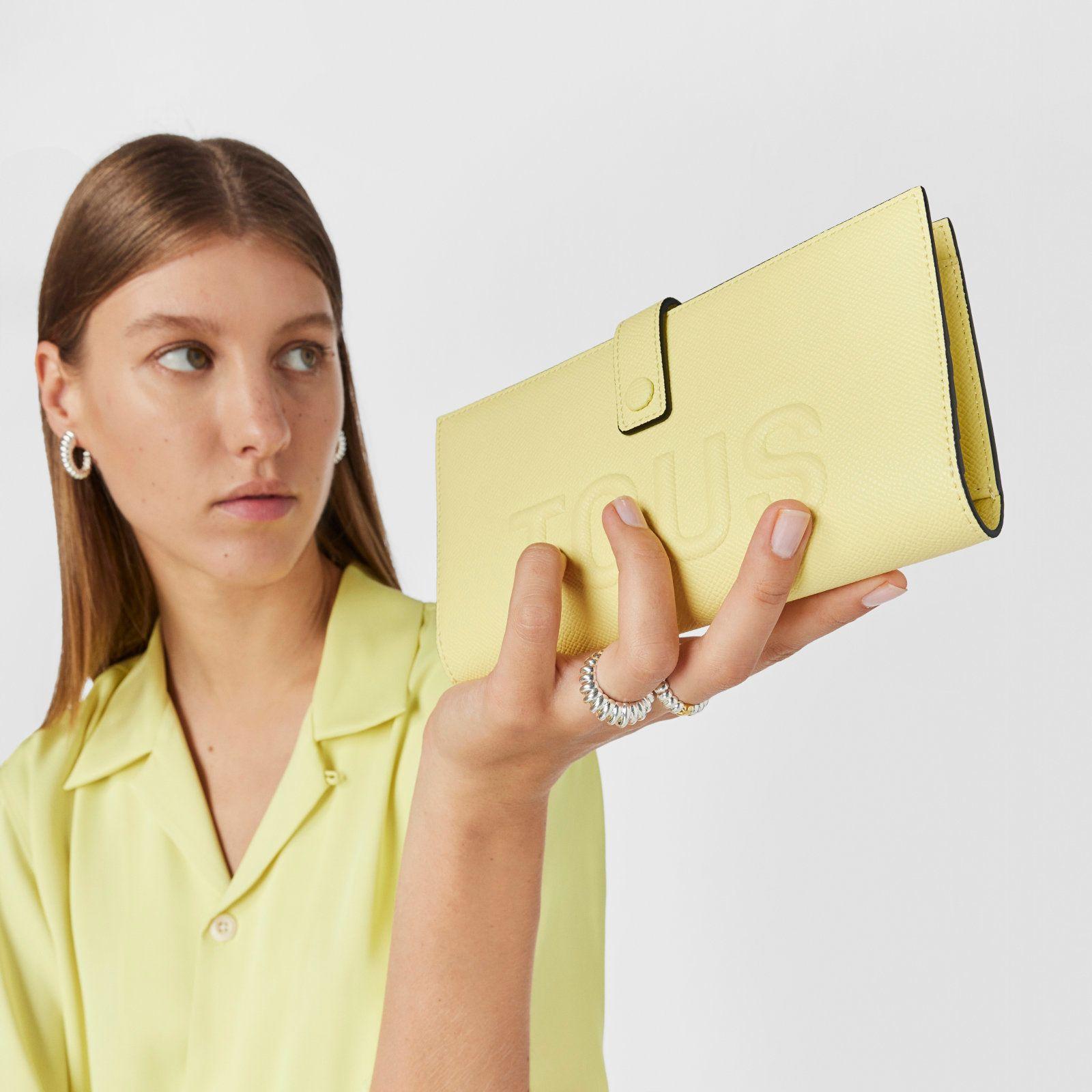 Billetera Pocket amarilla TOUS La Rue-3