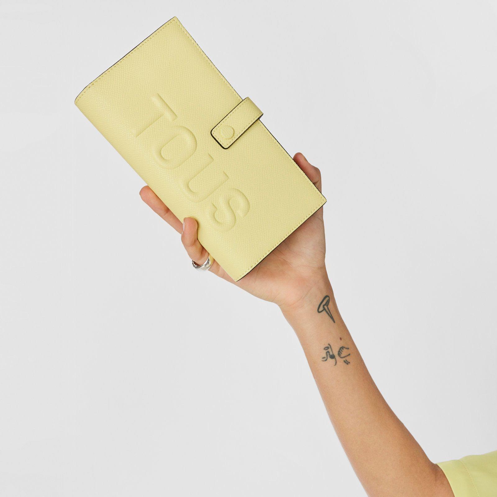 Billetera Pocket amarilla TOUS La Rue-4