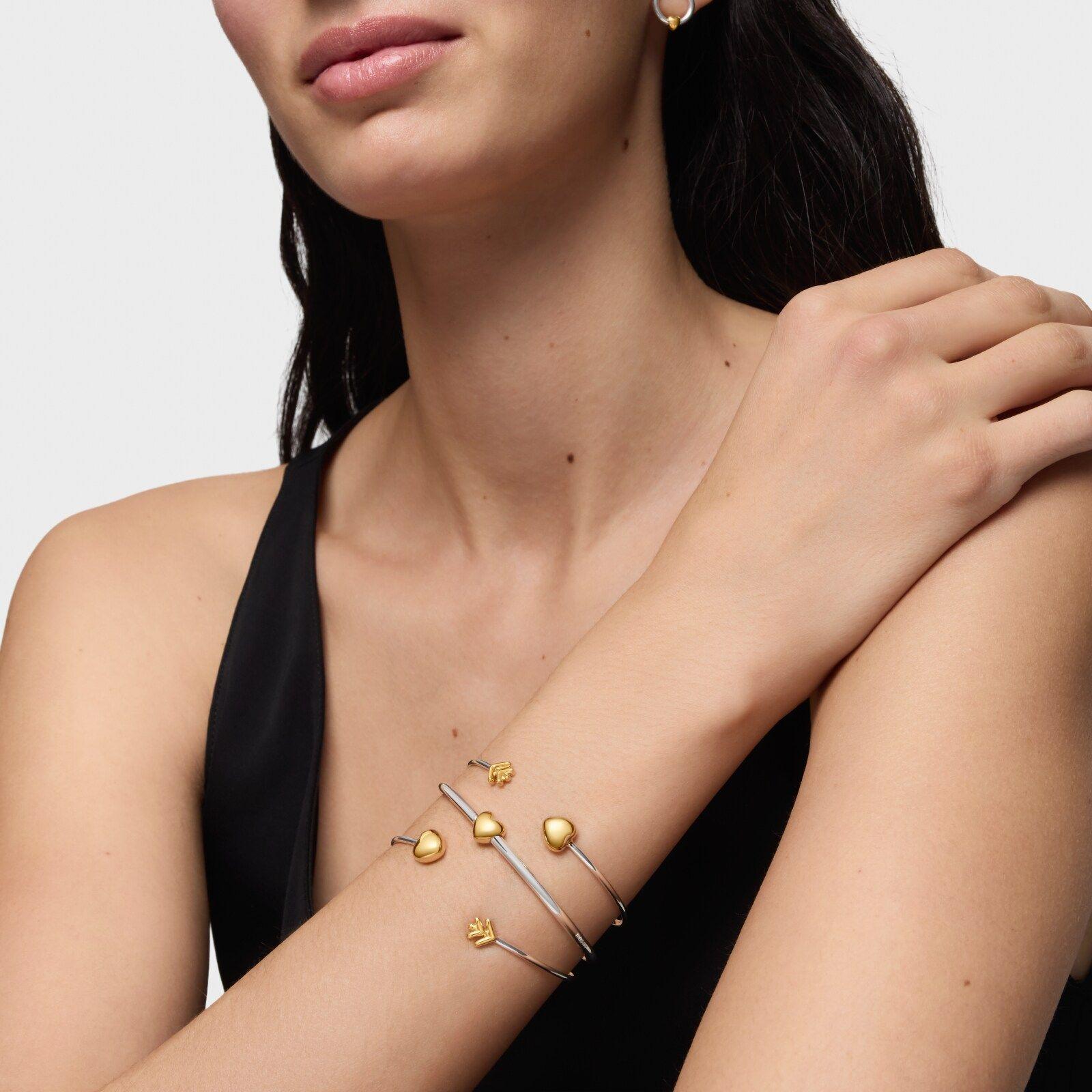 Pulsera esclava bicolor Flechazo Tous-4