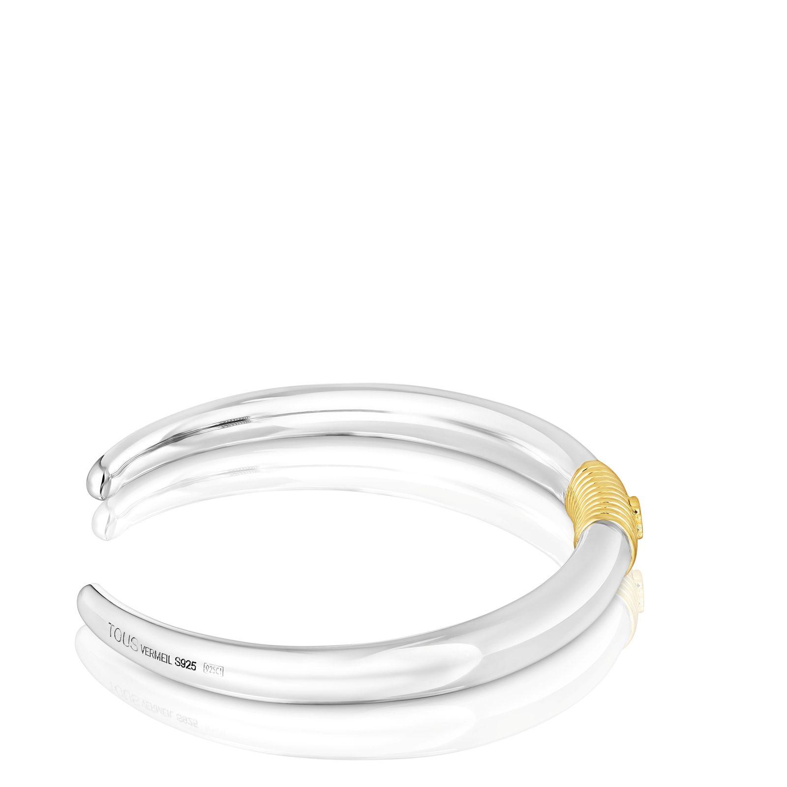 Pulsera de plata y con baño de oro 18 kt sobre plata Lure-1