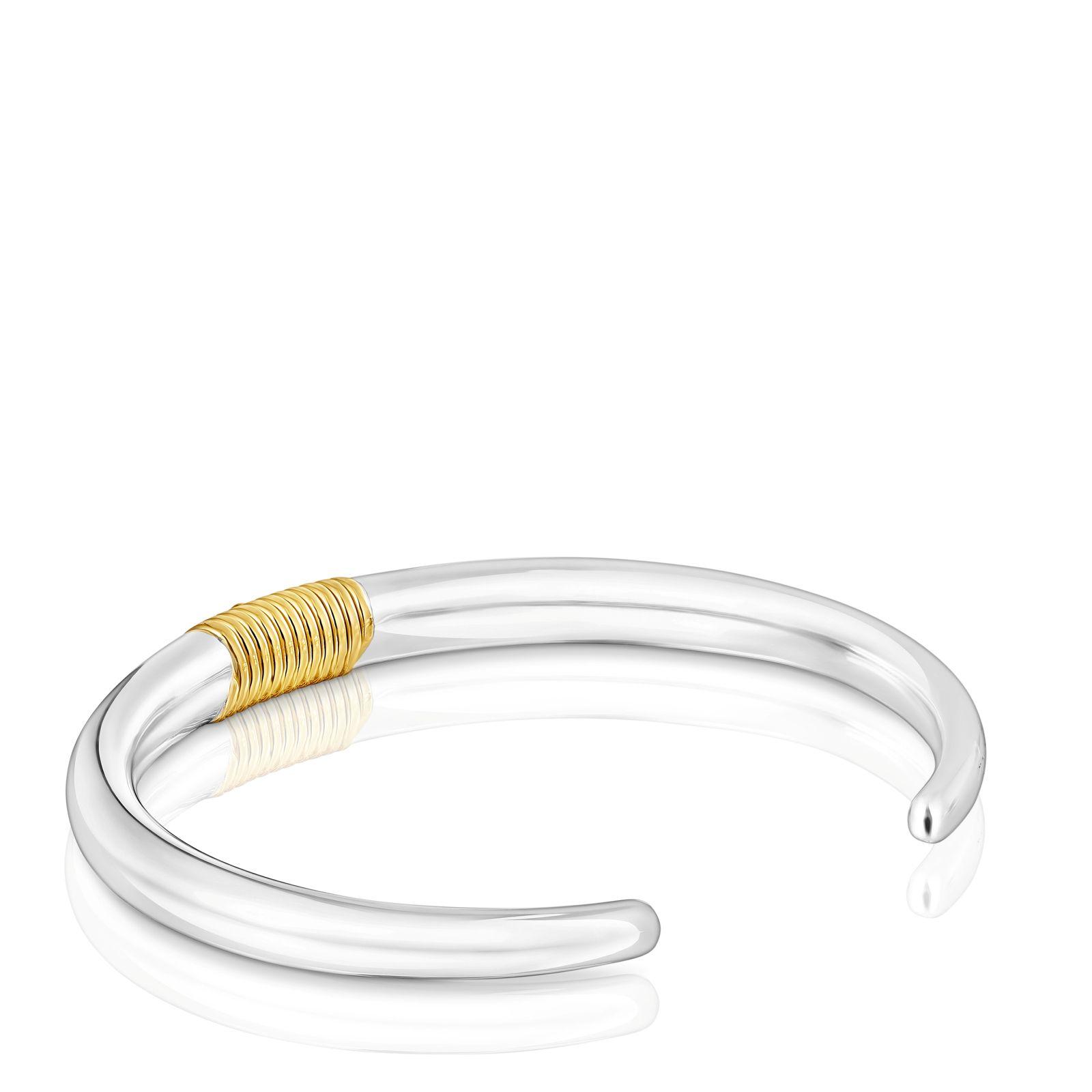 Pulsera de plata y con baño de oro 18 kt sobre plata Lure-2