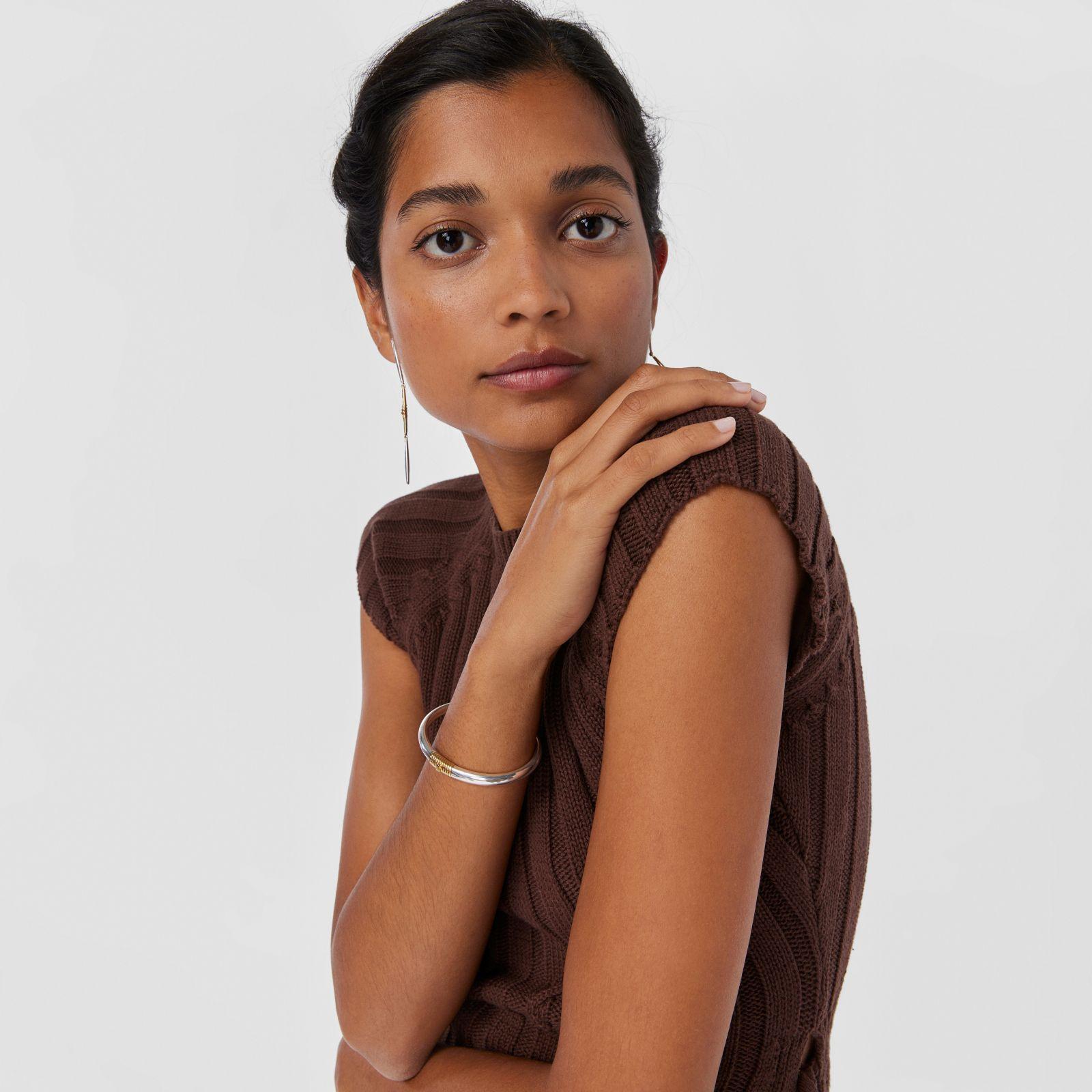 Pulsera de plata y con baño de oro 18 kt sobre plata Lure-5