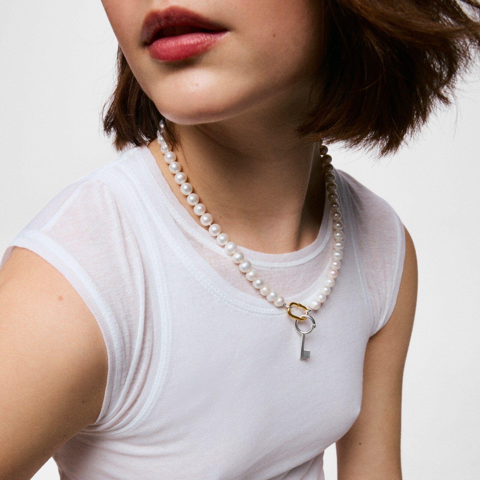 Colgante de plata motivo llave 36 mm TOUS Unlock-3