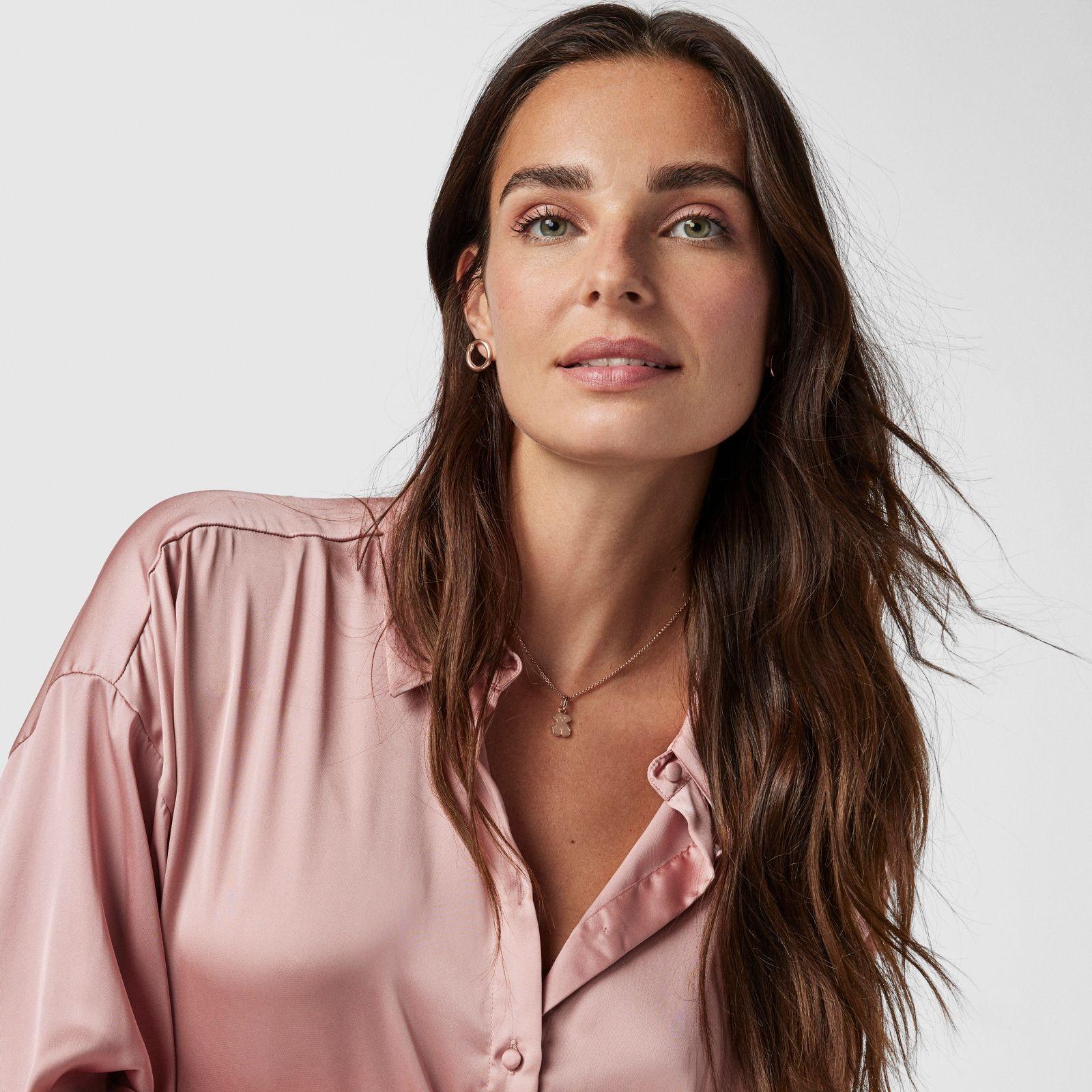 Colgante con baño de oro rosa 18 kt sobre plata Sweet Dolls-4