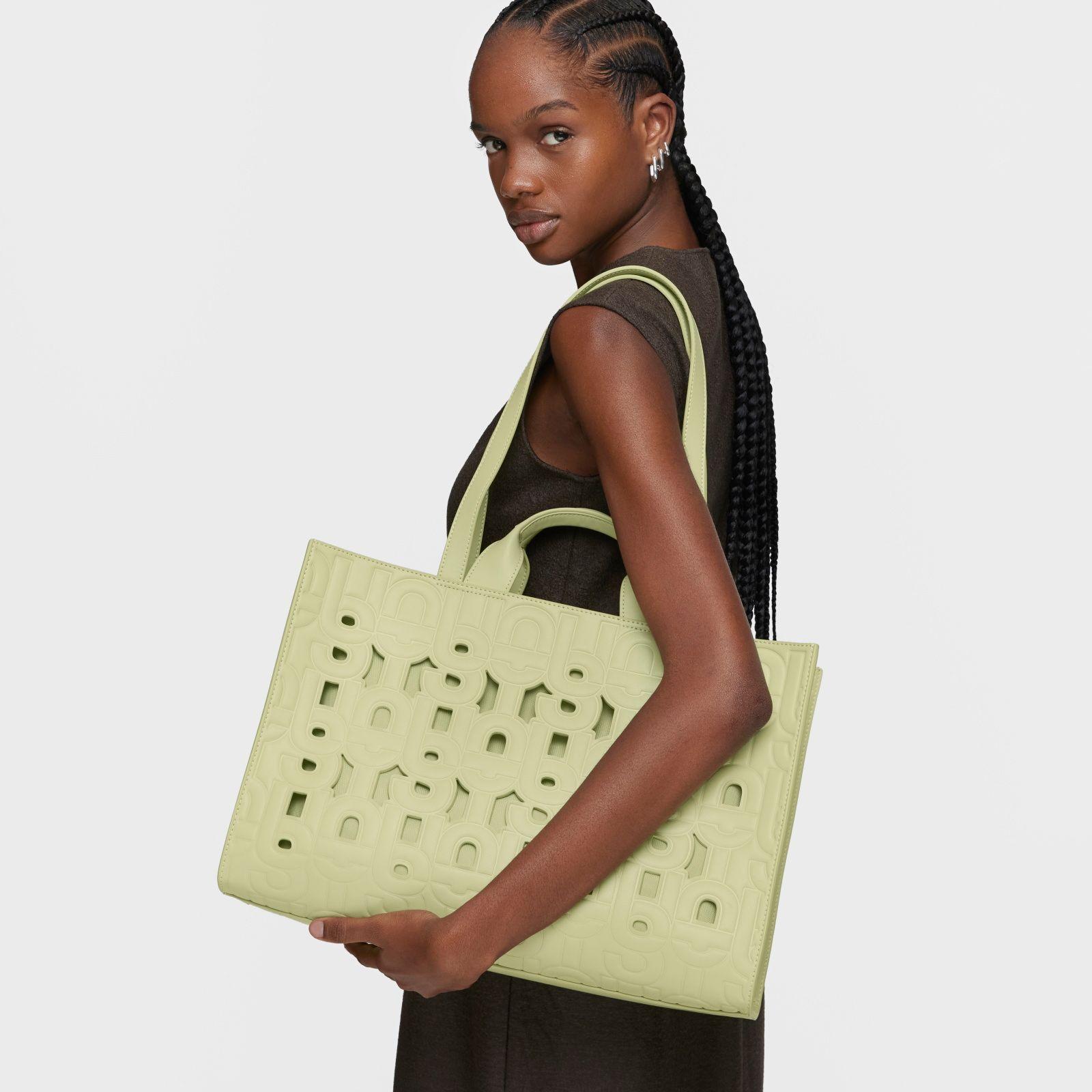 Shopper grande Amaya verde TOUS MANIFESTO CUT-3