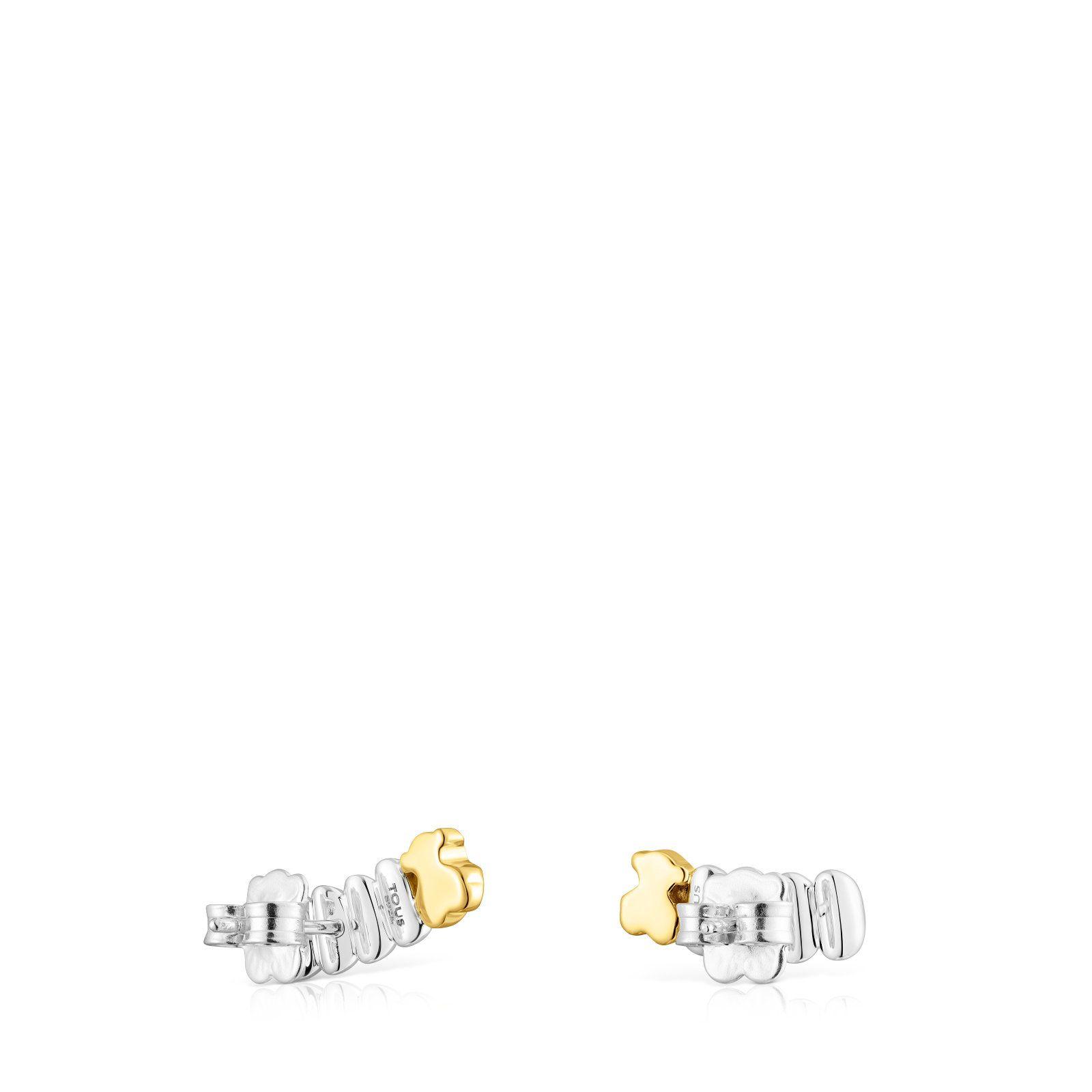 Aros trepadores de plata y plata vermeil Virtual Garden Tous-1