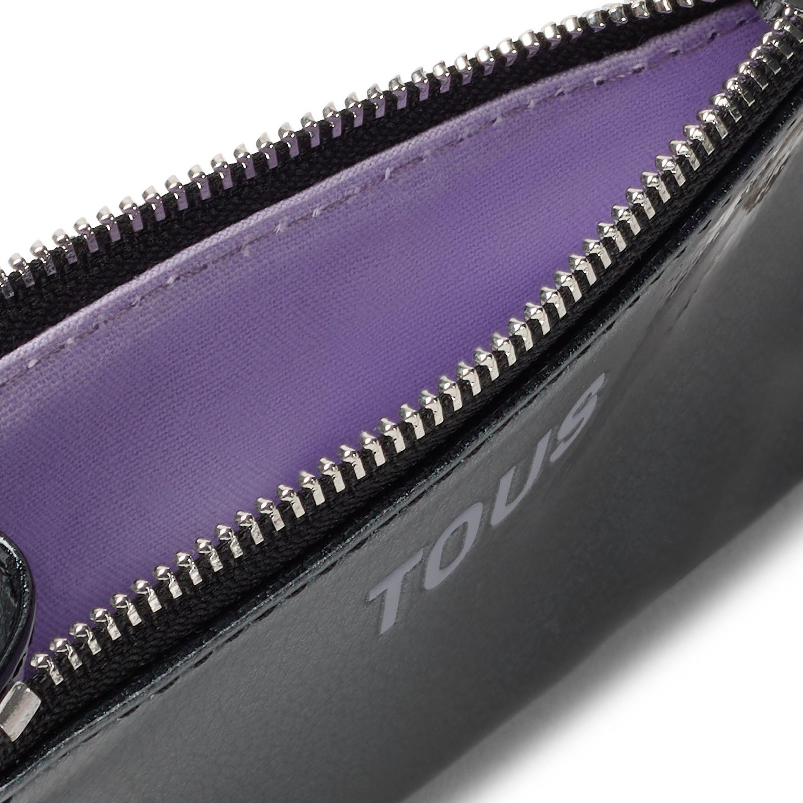 Monedero tarjetero negro New Dorp-2