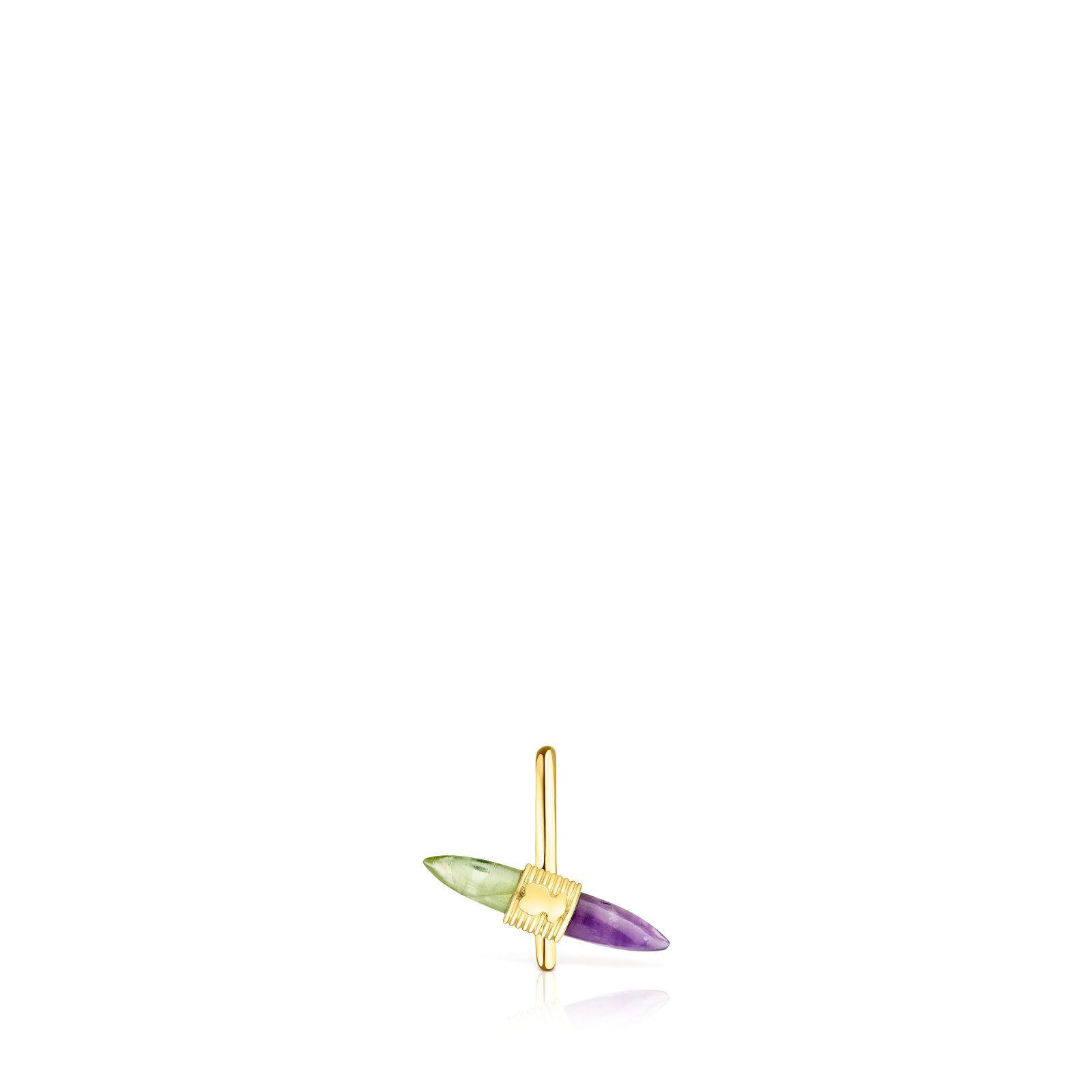 Aro Earcuff de oro y gemas Lure Tous-0
