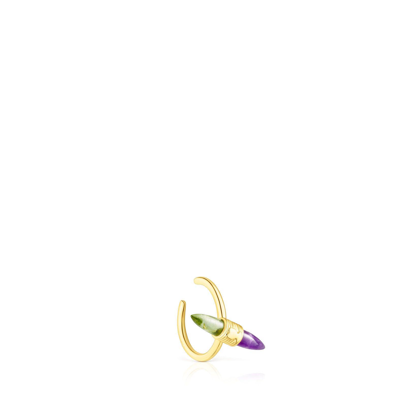 Aro Earcuff de oro y gemas Lure Tous-1