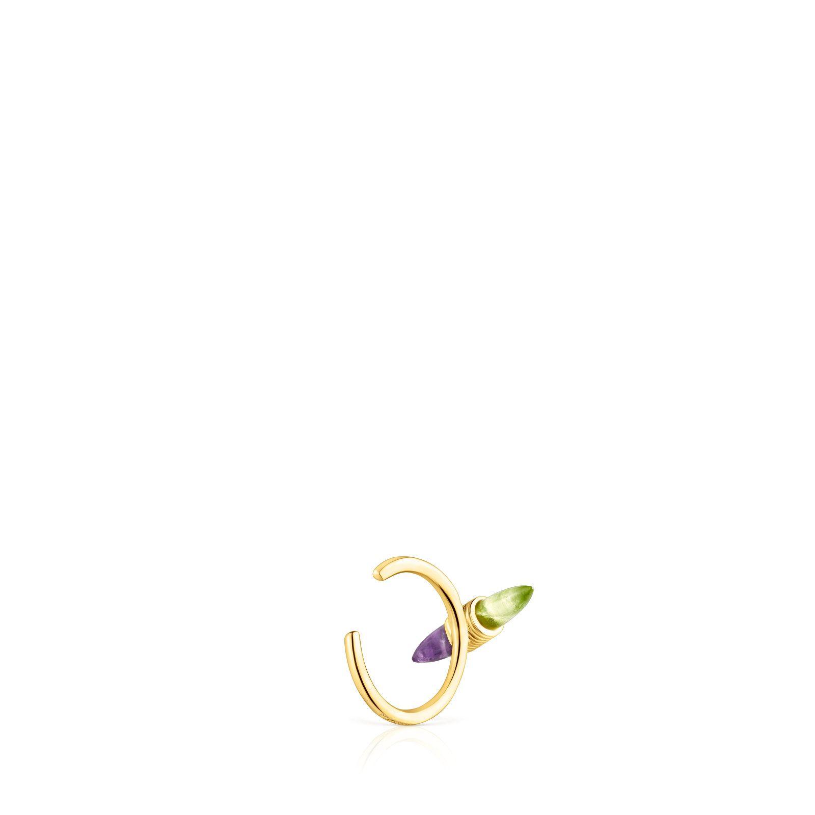 Aro Earcuff de oro y gemas Lure Tous-2
