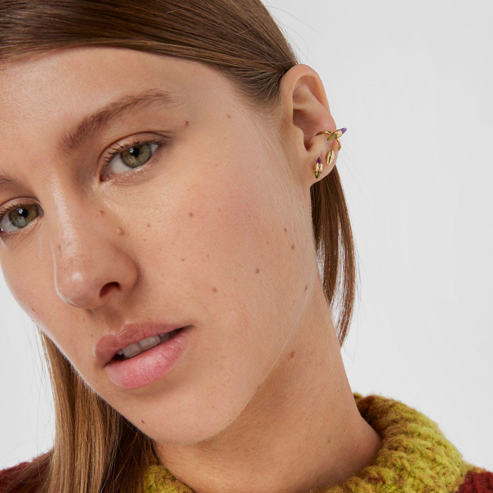 Aro Earcuff de oro y gemas Lure Tous-4