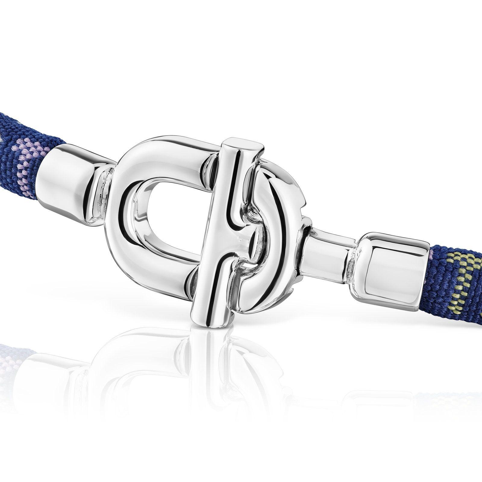Pulsera de plata y cordón TOUS MANIFESTO-1