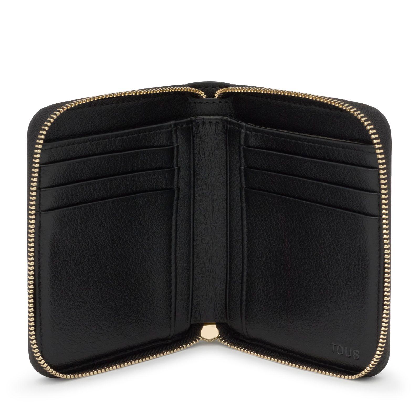Billetera mediana negra TOUS City-2