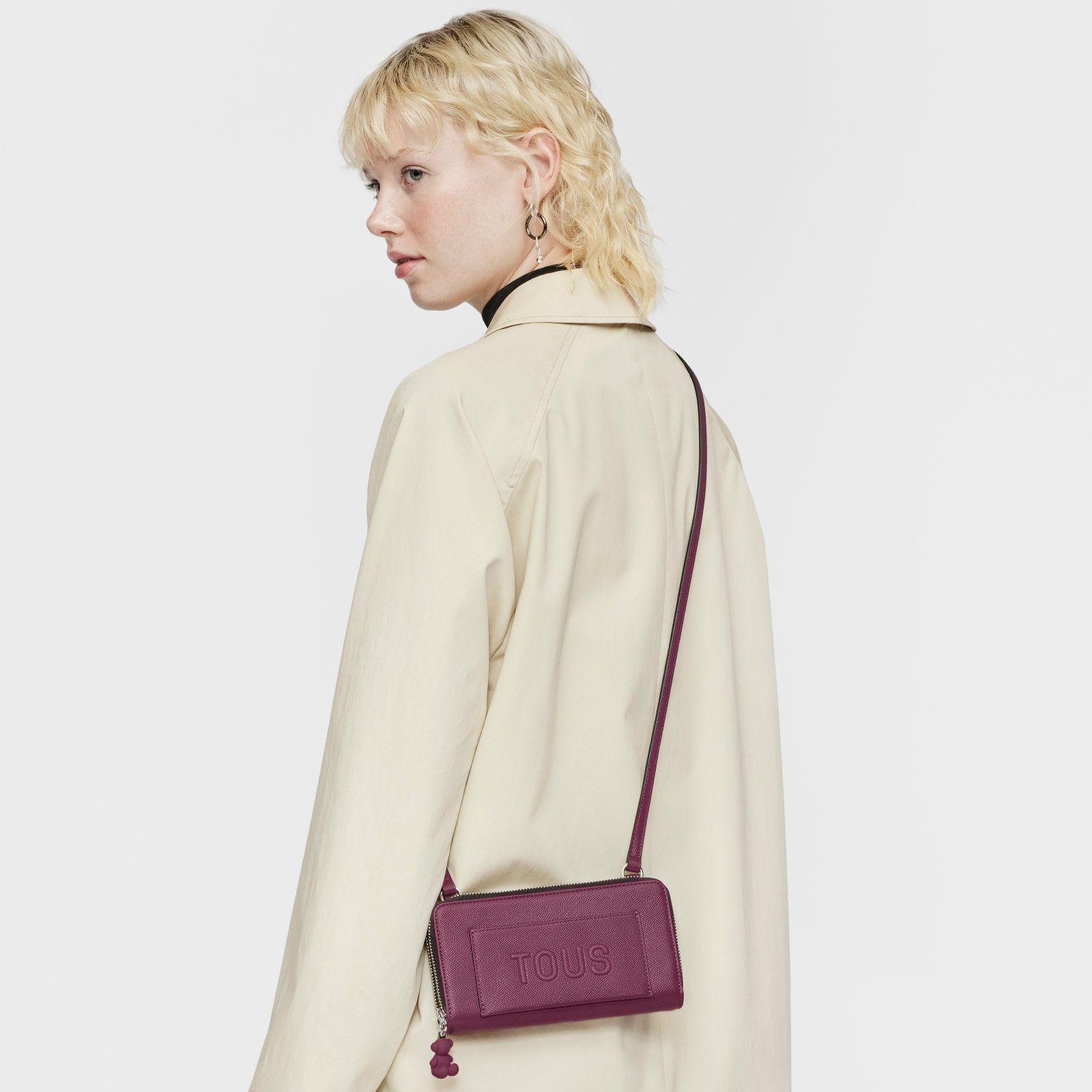 Billetera portamóvil burdeos TOUS La Rue New-4