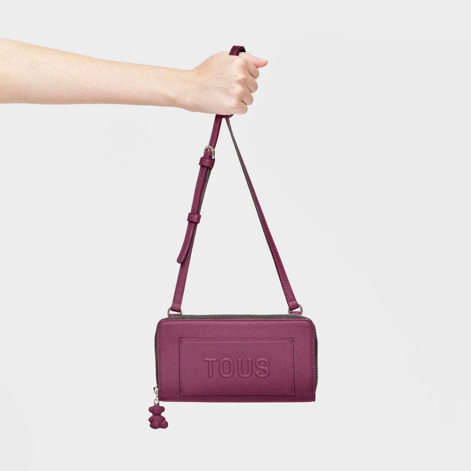 Billetera portamóvil burdeos TOUS La Rue New-5