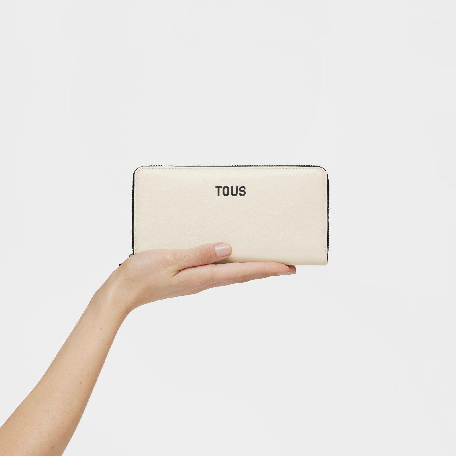 Billetera beige New Dorp-3