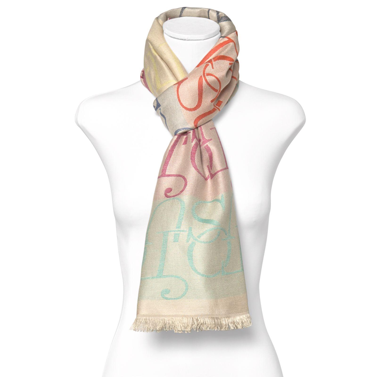 Pañuelo Spinel de jacquard beige multi Tous-2