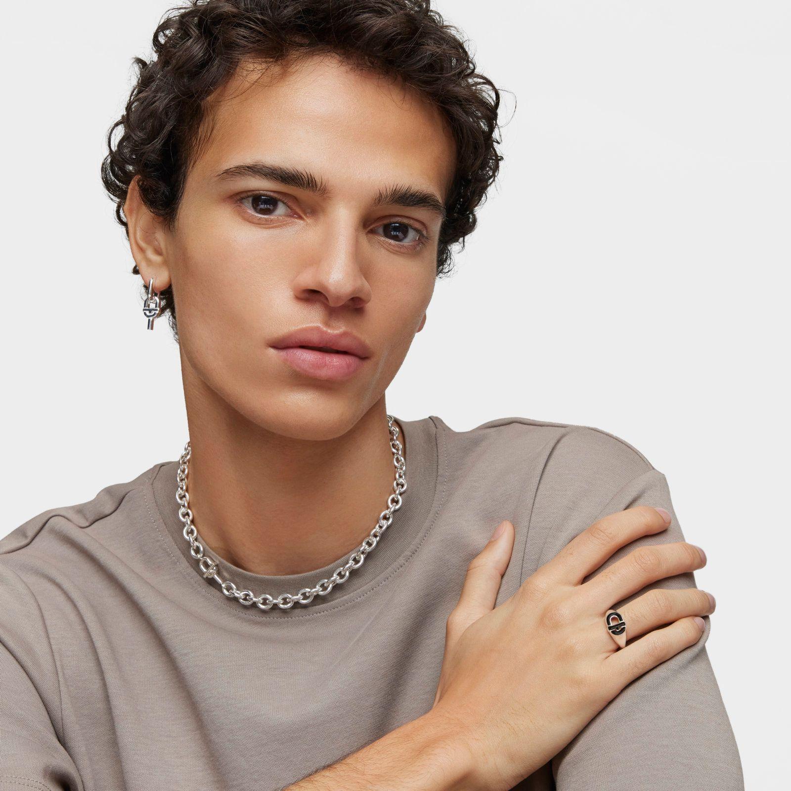 Sello de plata y esmalte negro TOUS MANIFESTO-4