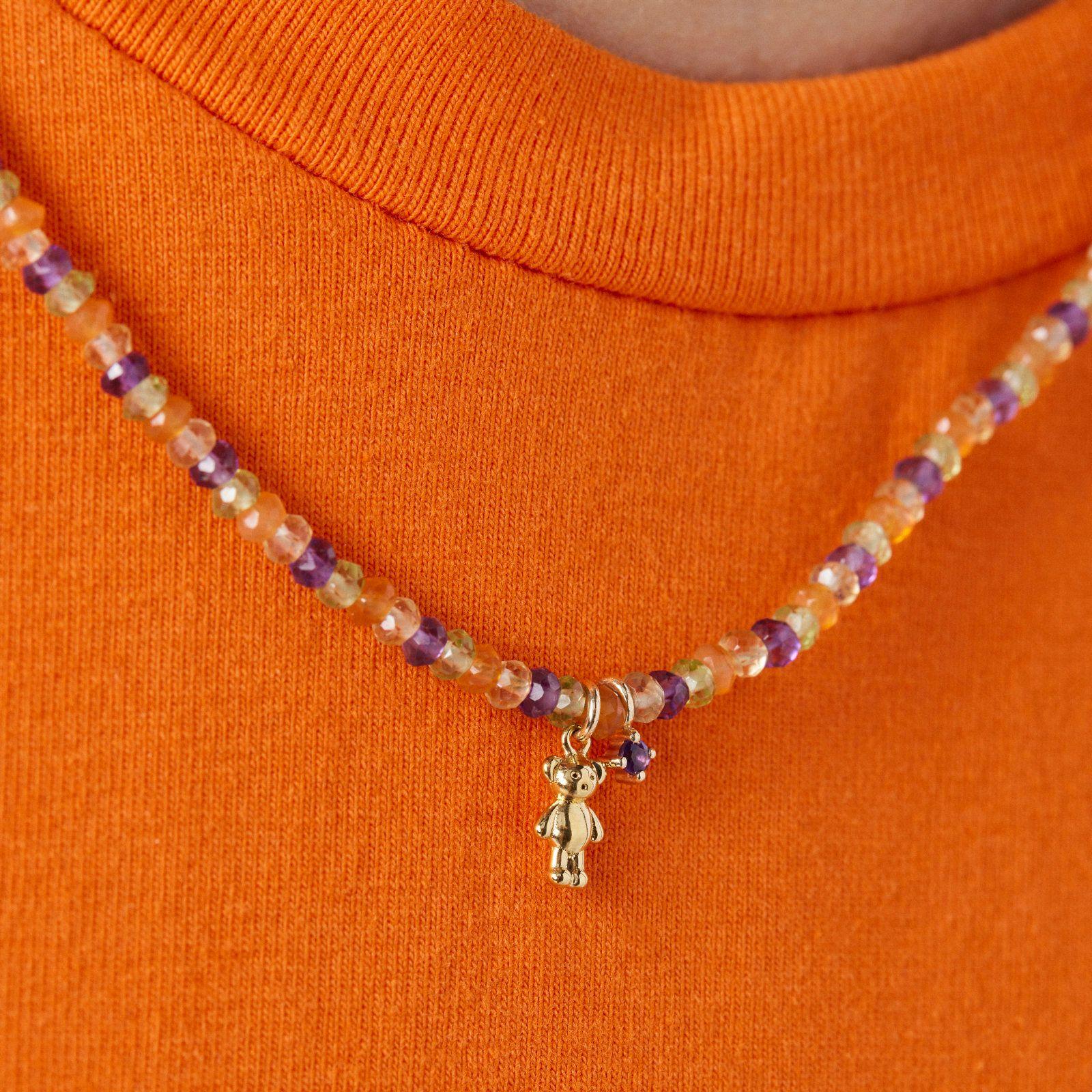 Collar de oro y gemas TOUS Teddy Bear-3