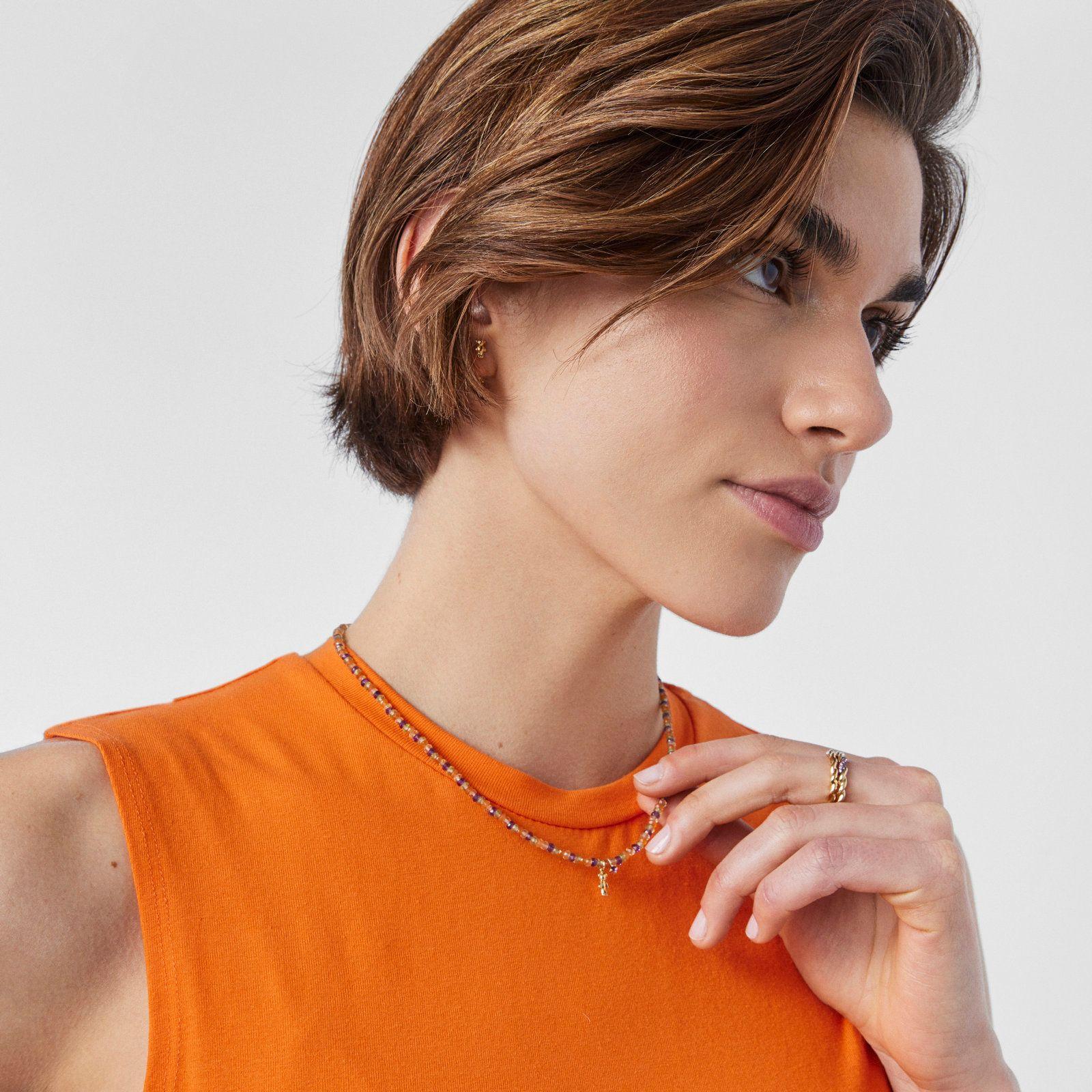 Collar de oro y gemas TOUS Teddy Bear-4