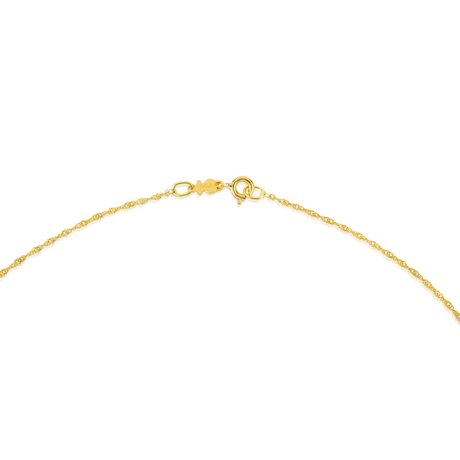 Gargantilla TOUS Chain de oro en espiral 45cm-2