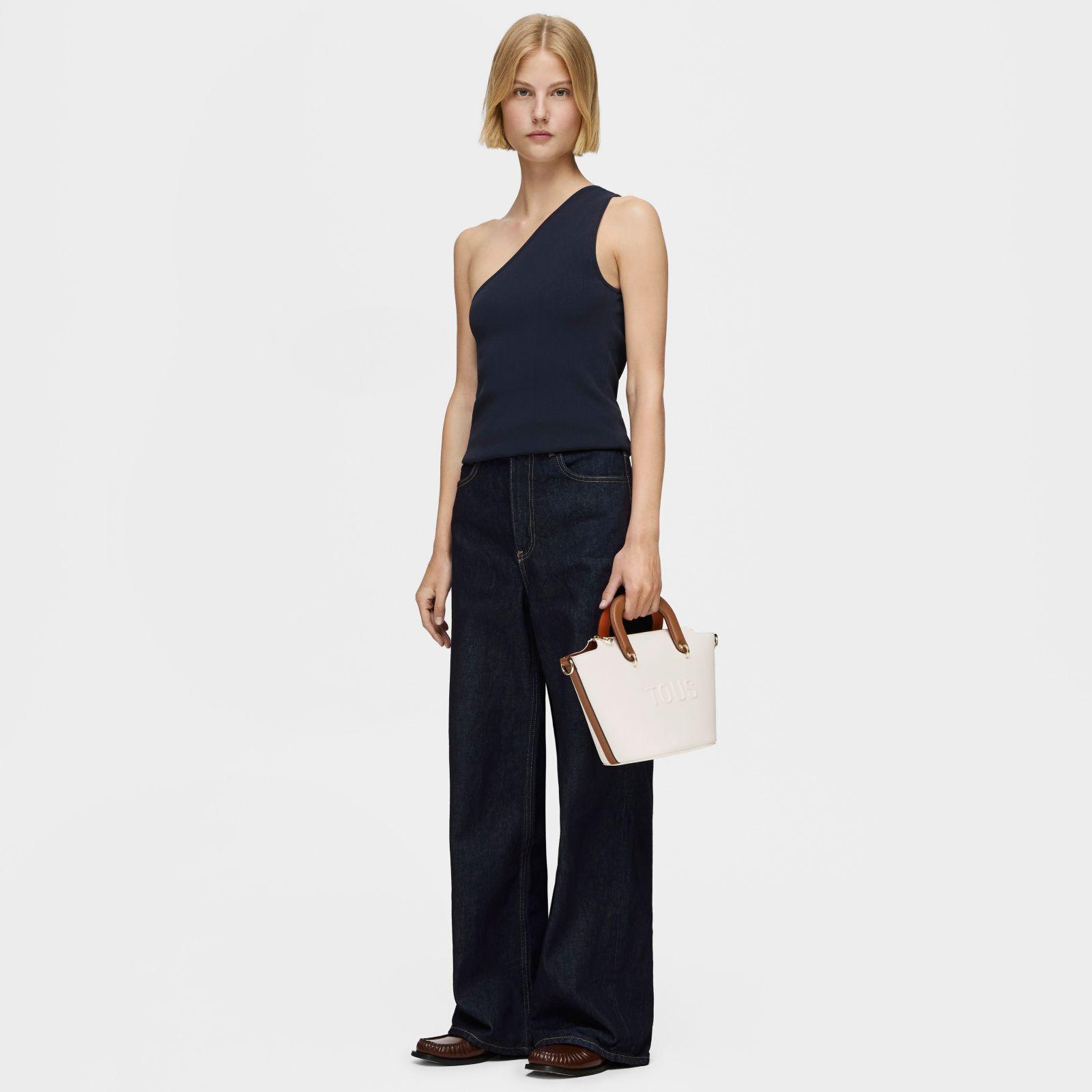 Capazo pequeño beige TOUS Helen-5