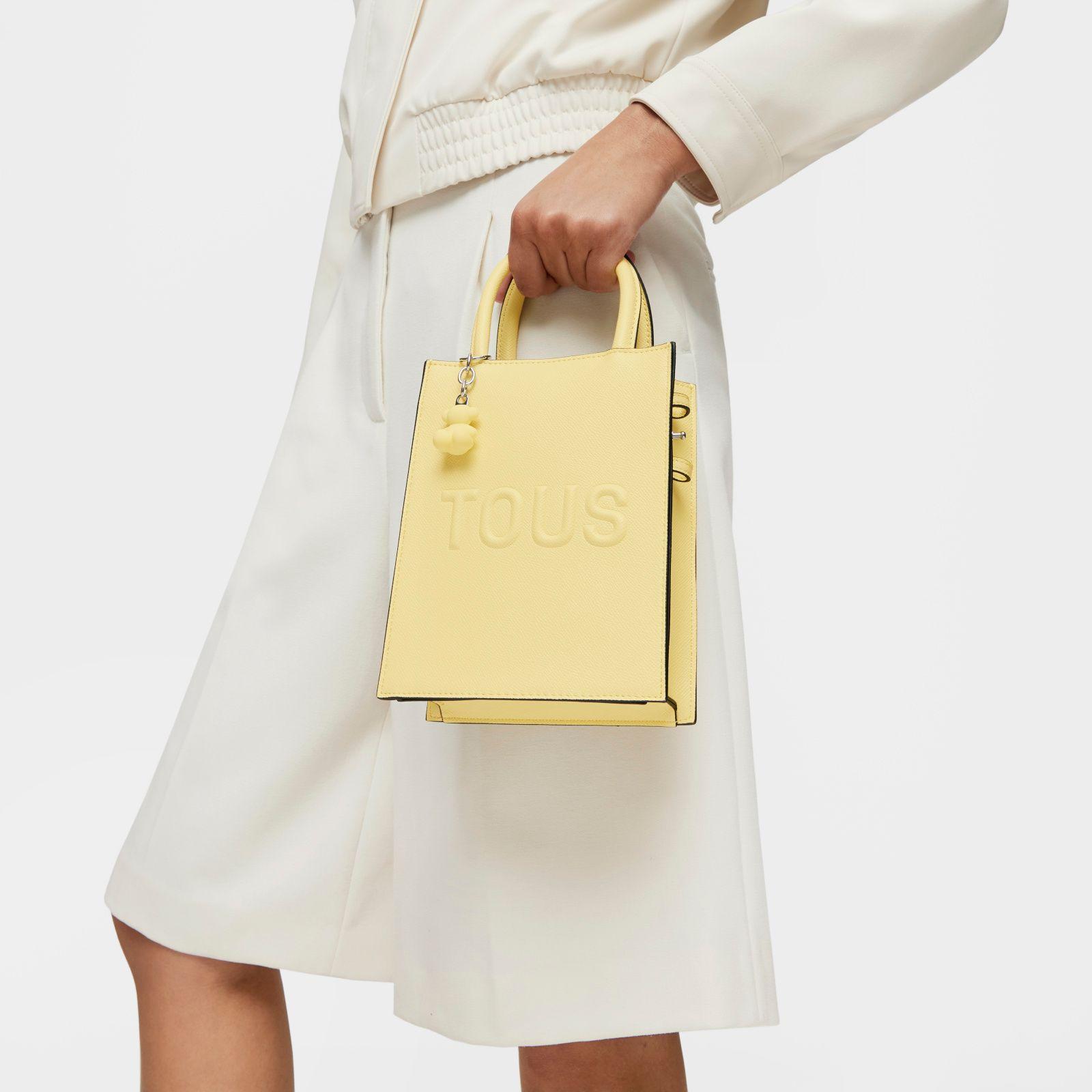 Mini bolso Pop amarillo claro TOUS Brenda-4