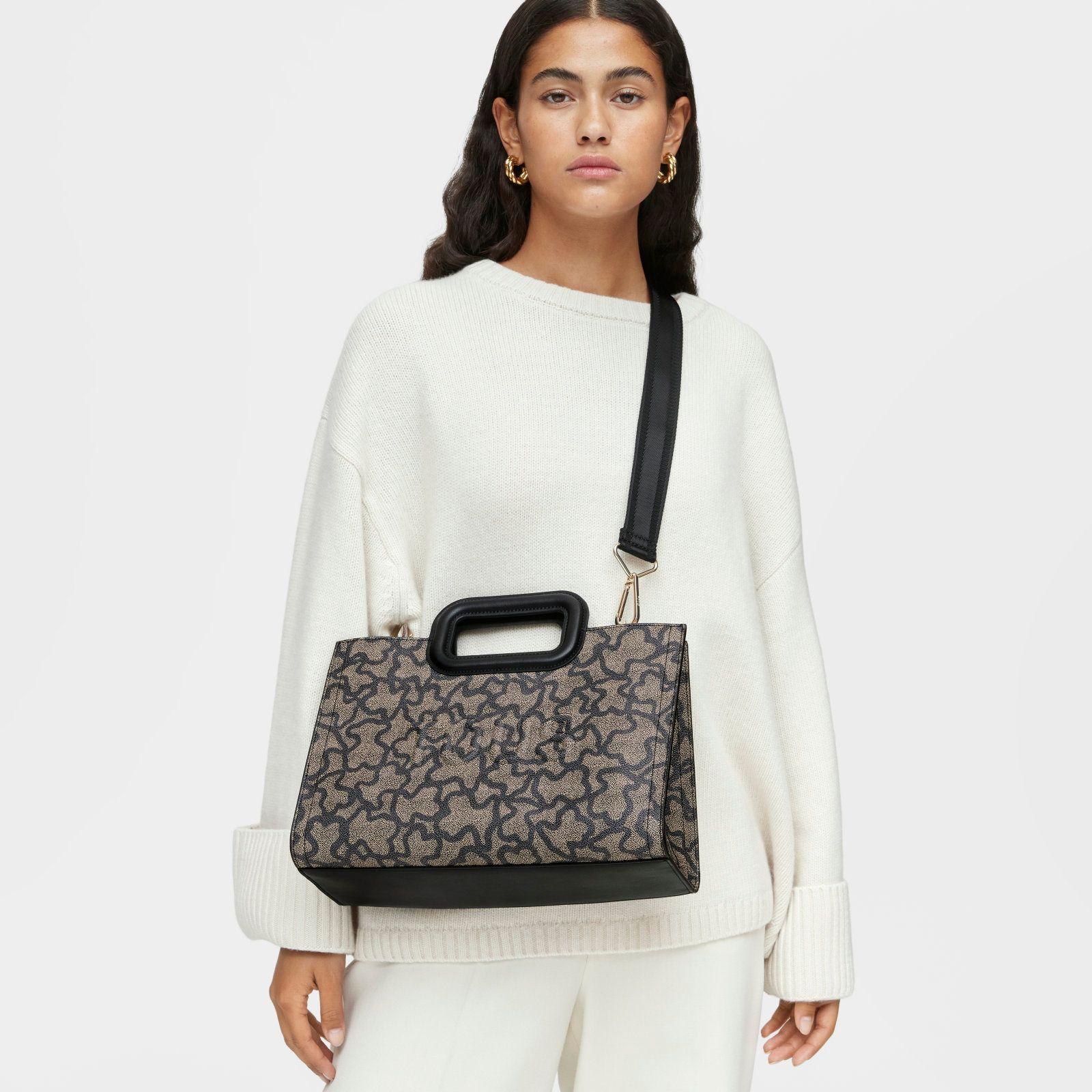 Shopper mediano Amaya negro Kaos Icon-4