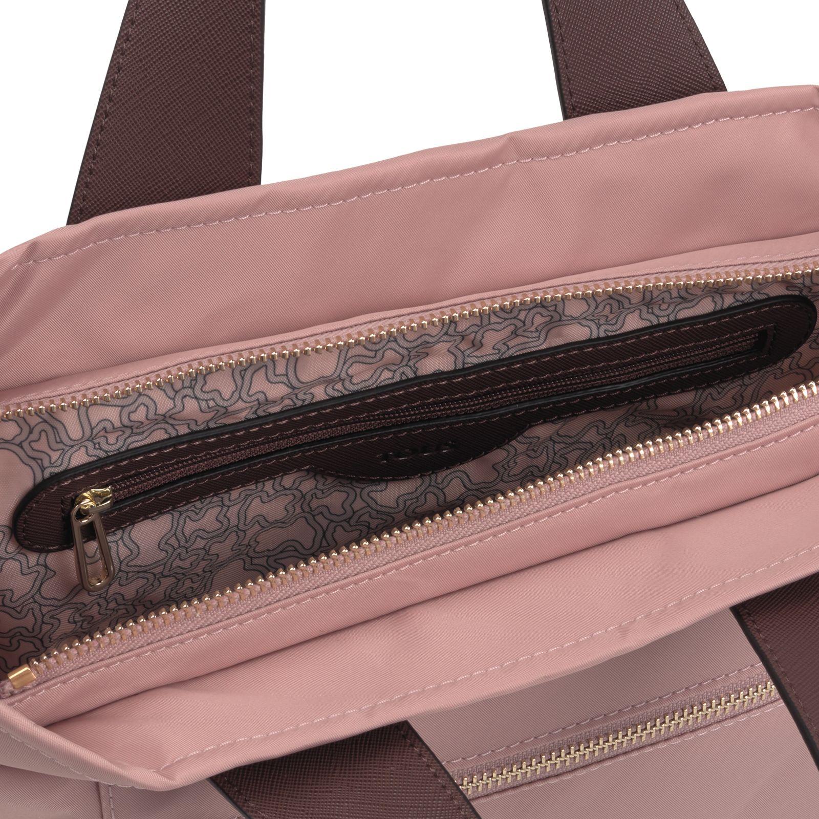 Bolso Capazo pequeño Shelby rosa Tous-2