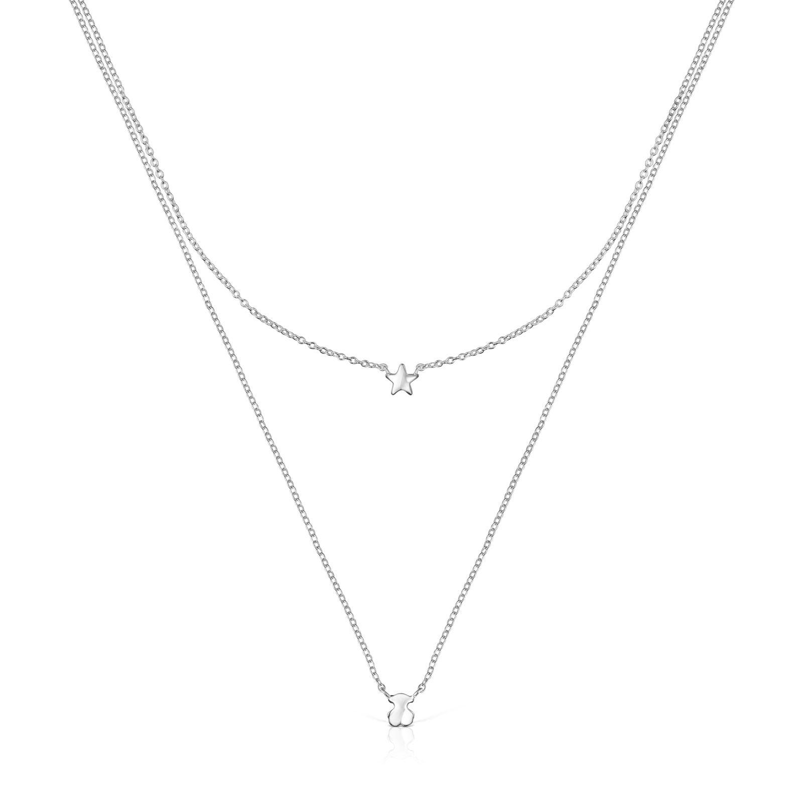 Collares Mini Icons oso-estrella Plateado Tous-0