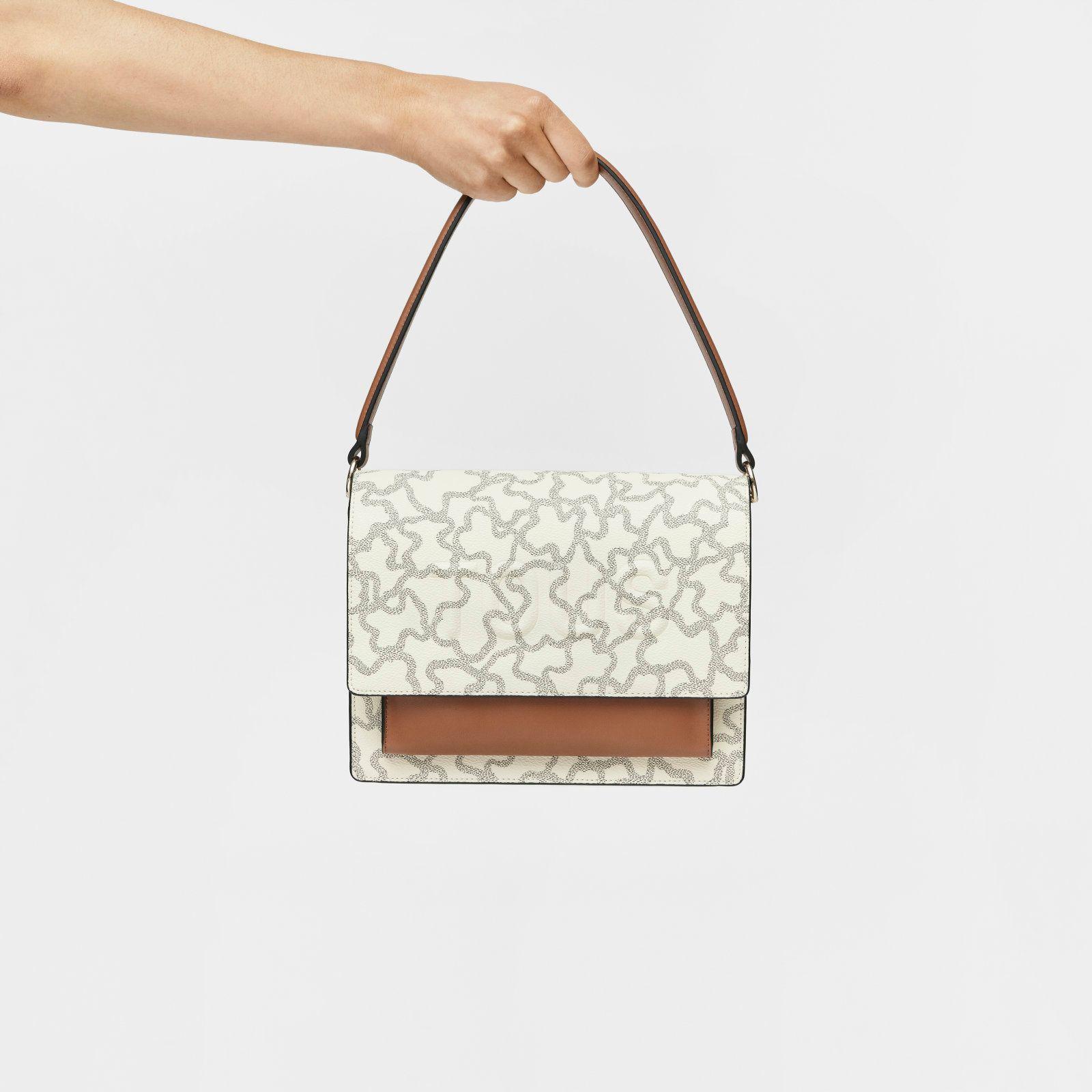 Bandolera mediana Audree beige Kaos Icon-5