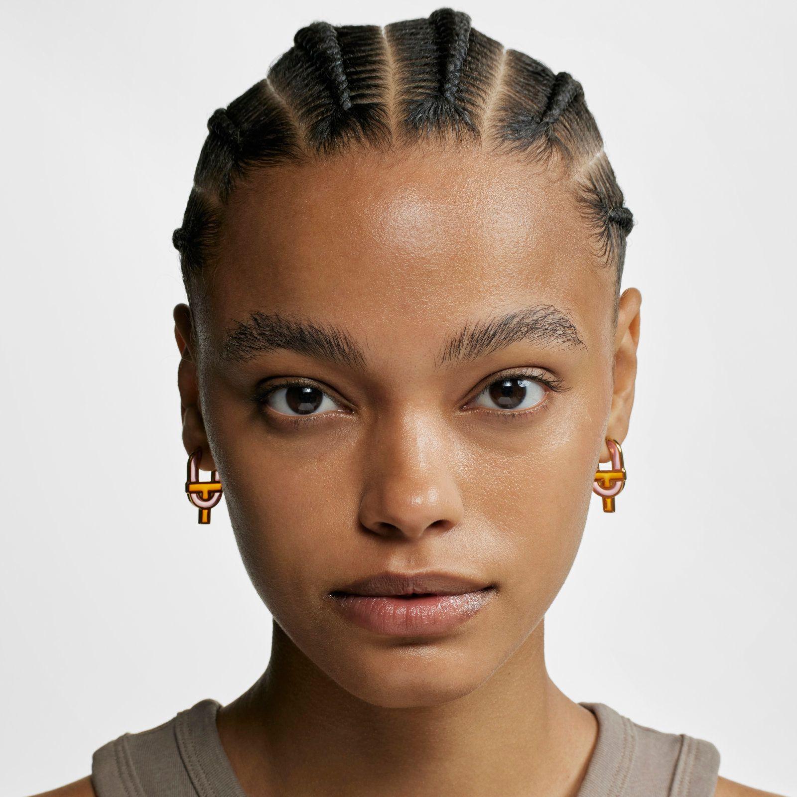 Aros con baño de oro 18 kt sobre plata y esmalte-4