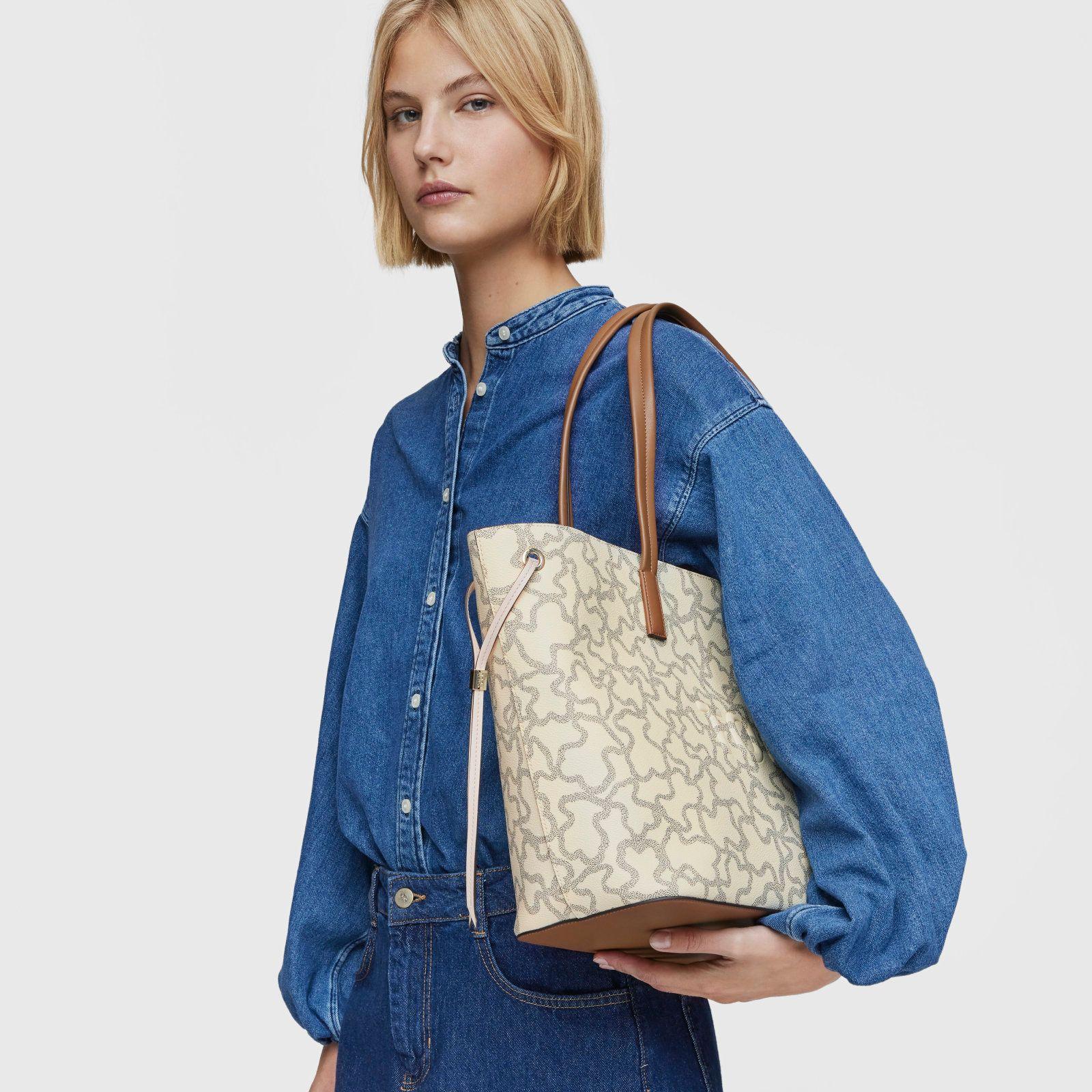 Capazo grande beige Kaos Icon Tous-4