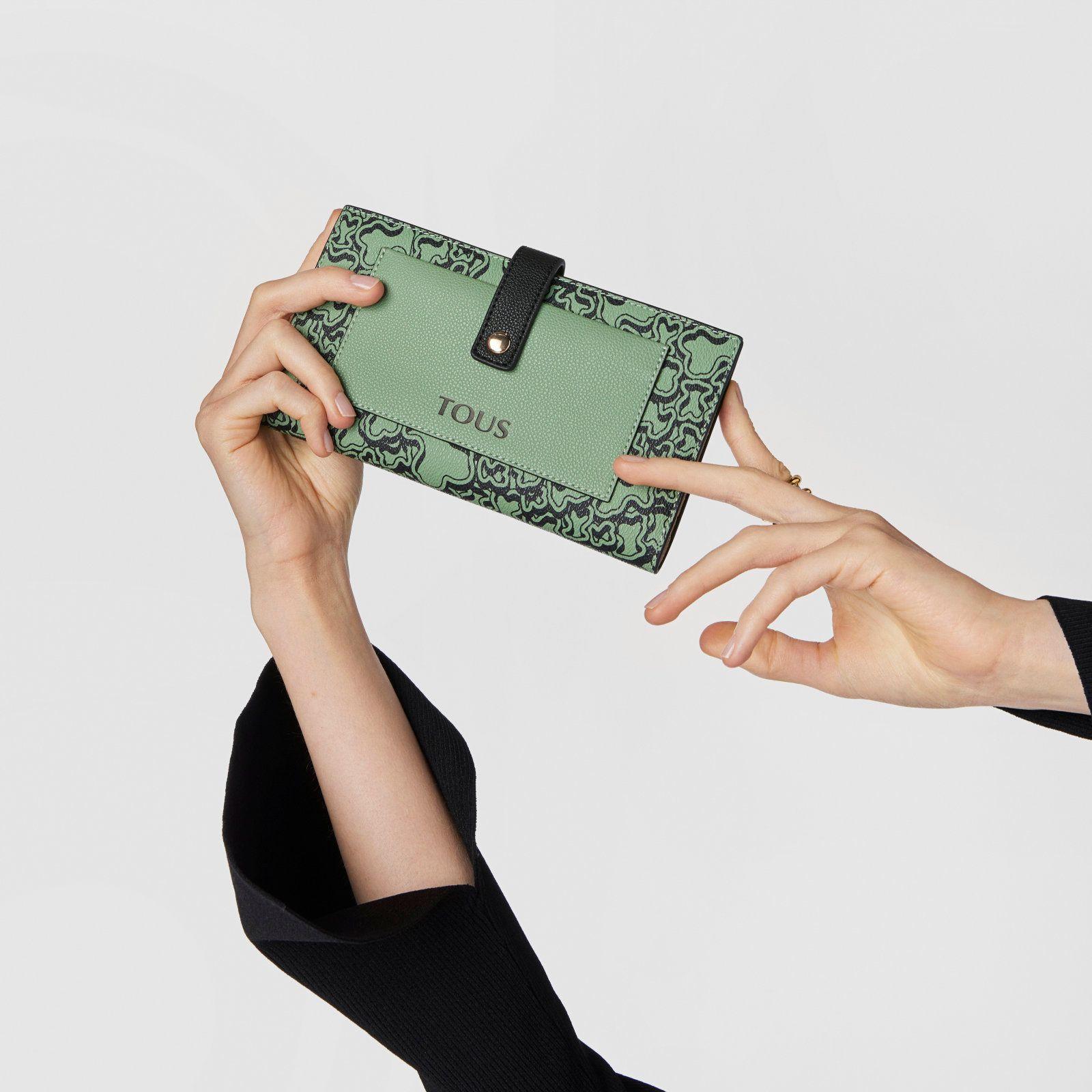 Billetera grande Pocket caqui TOUS Kaos Mini Evolution-3