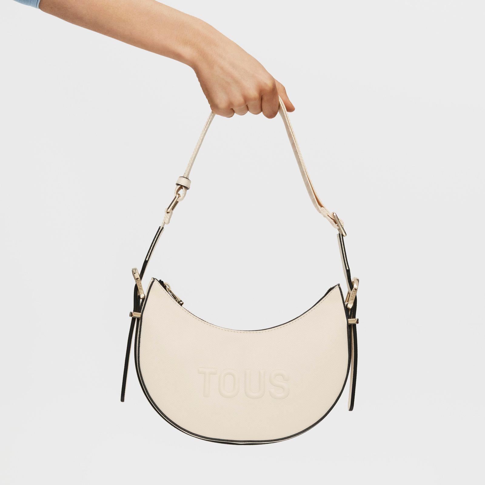 Bolso de hombro mediano beige TOUS Brenda-5