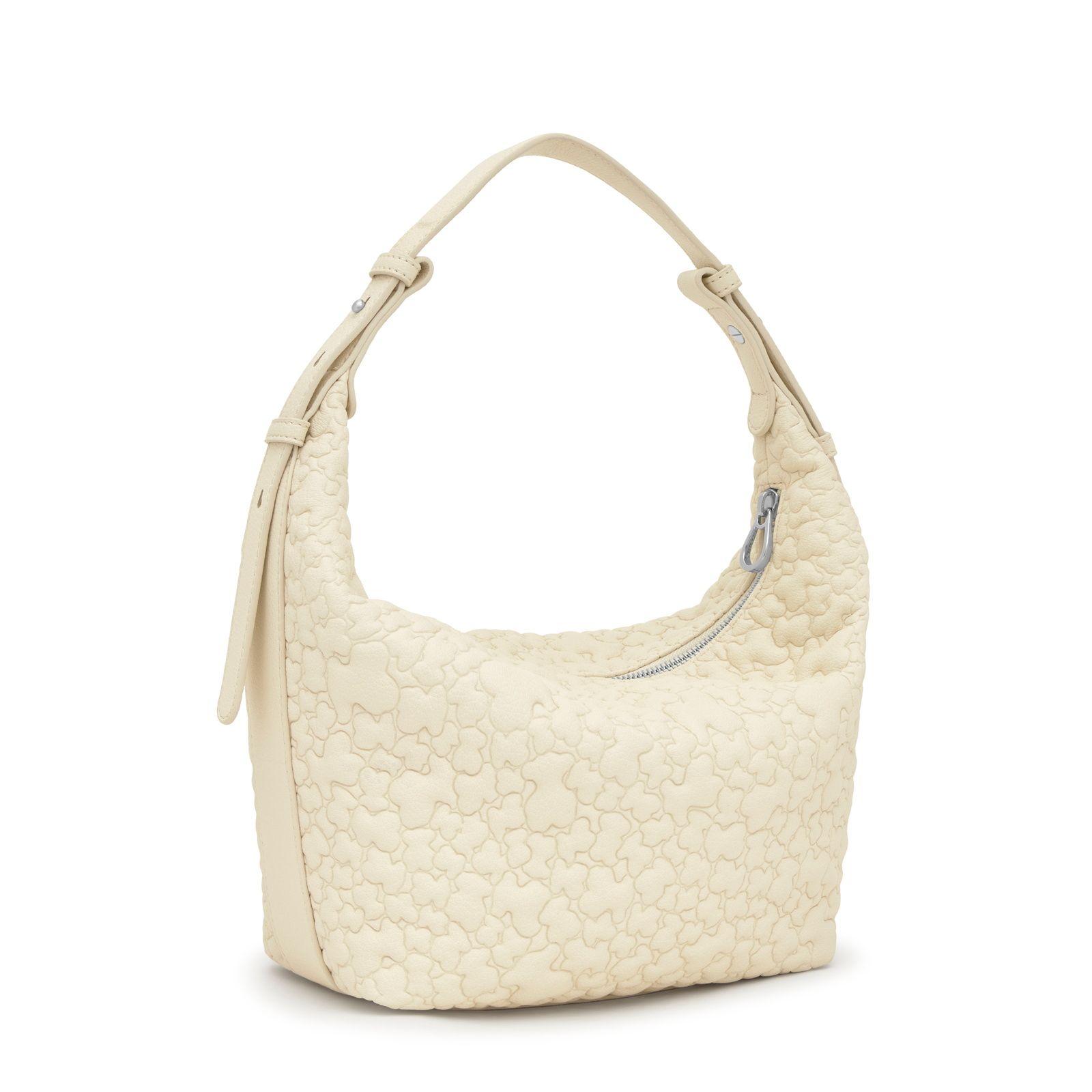 Bolso de hombro mediano beige TOUS Puffy bear-1