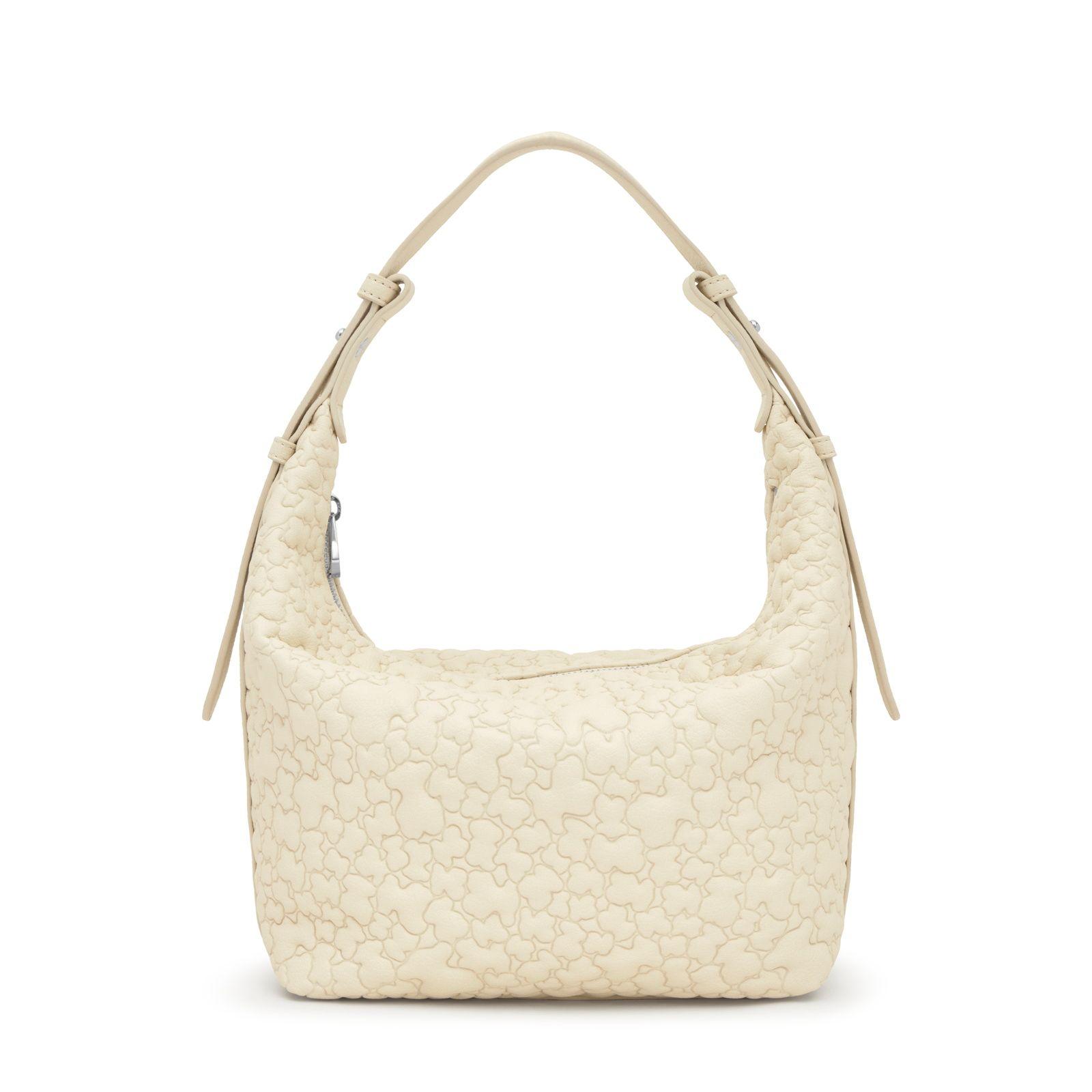 Bolso de hombro mediano beige TOUS Puffy bear-0